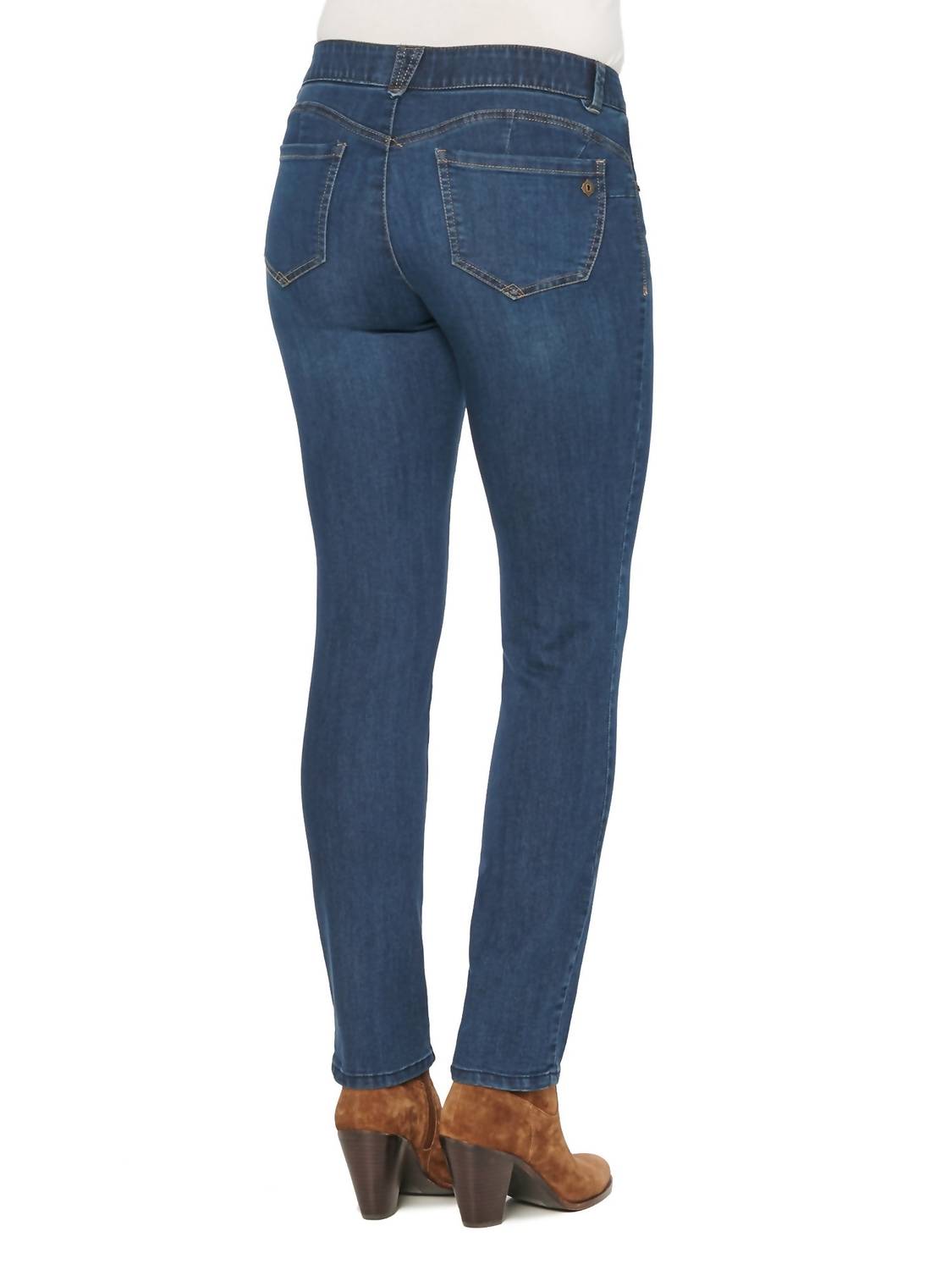 Absolution Straight Leg Jeans for Women - Indigo Wash Denim Pants | Perfect for Casual Wear, Office & Everyday Outfits