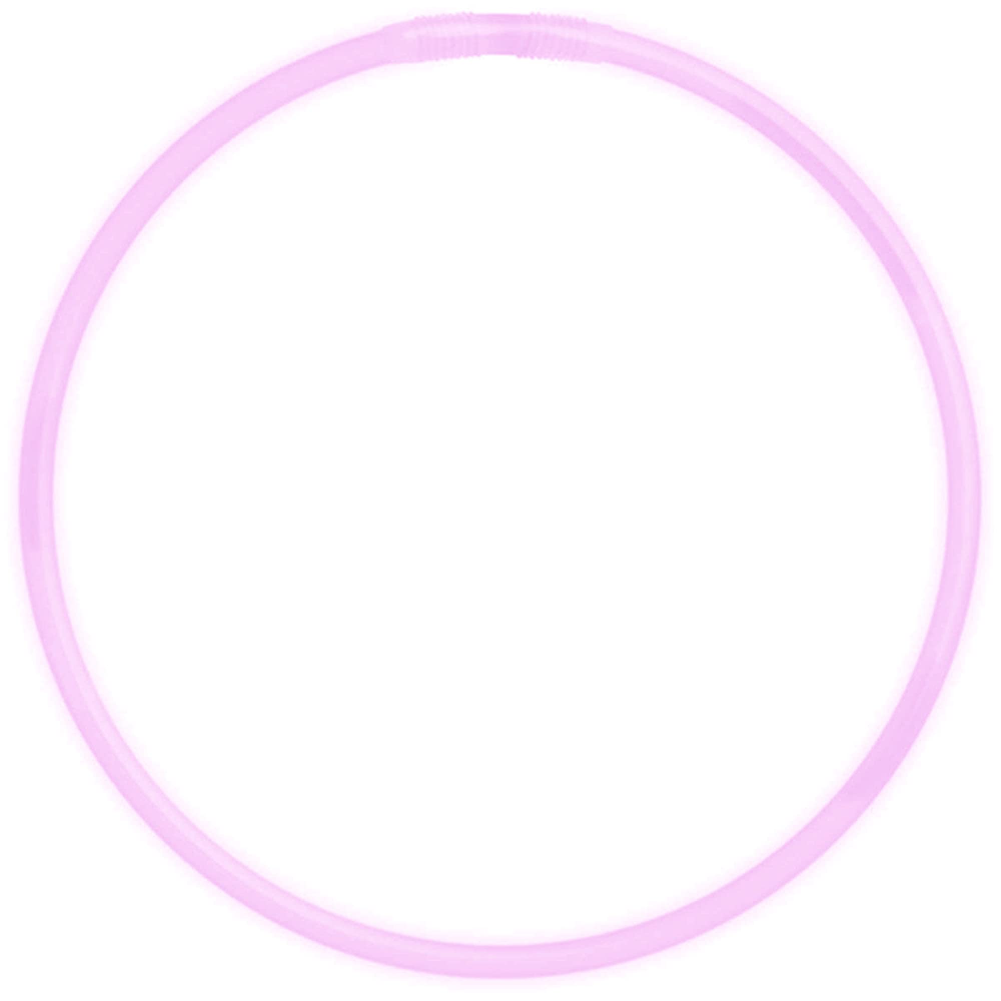 50 Pack Pink Glow in the Dark Necklaces for Parties, Raves, Concerts & Night Events - Fun Glow Sticks for Kids and Adults