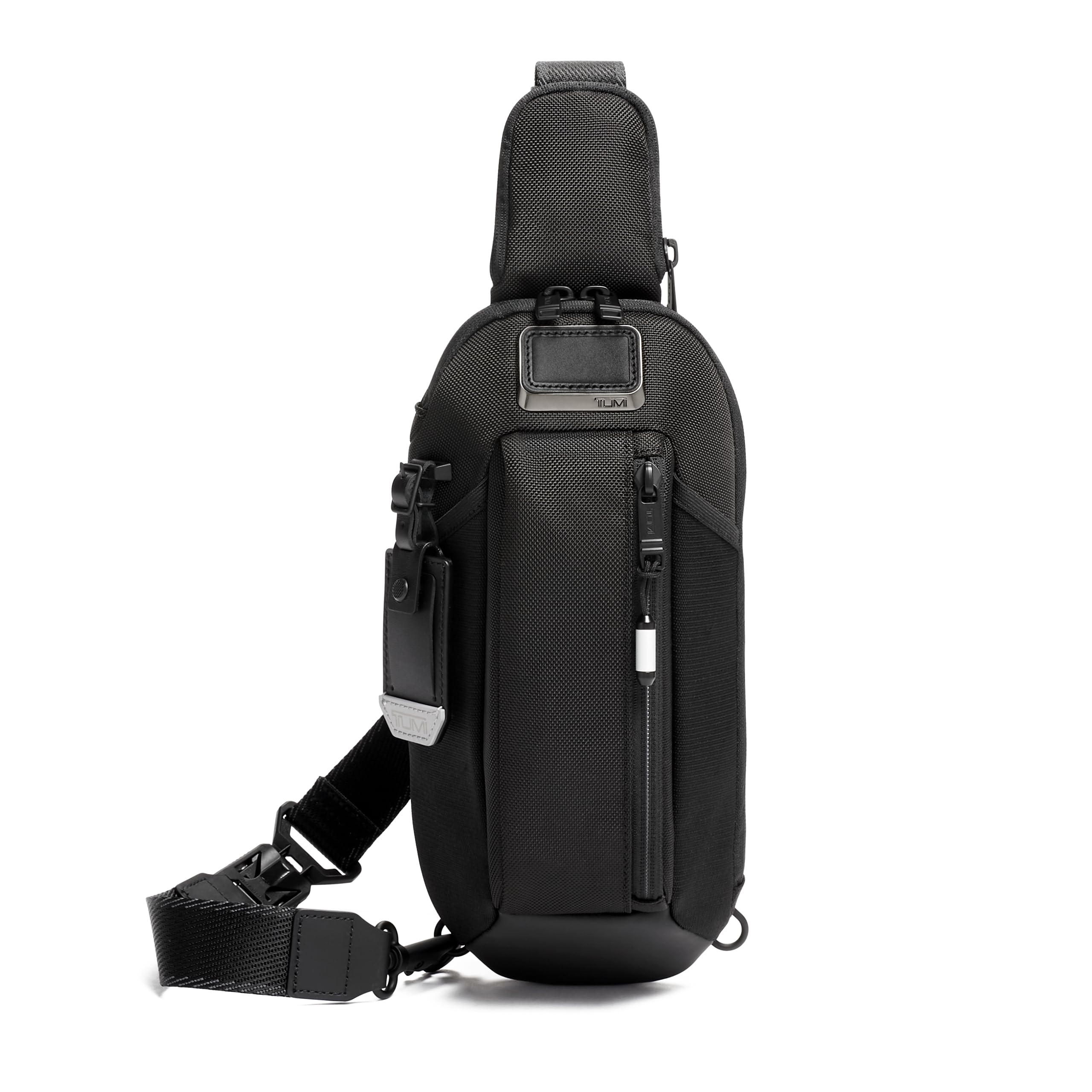 TUMI Alpha Bravo Esports Pro Sling Bag - Waterproof Gaming Backpack for Nintendo Switch, Steam Deck & Handheld Consoles - Lightweight Travel Crossbody Bag for Men & Women - Perfect for Commuting, Air Travel & Outdoor Adventures - Black