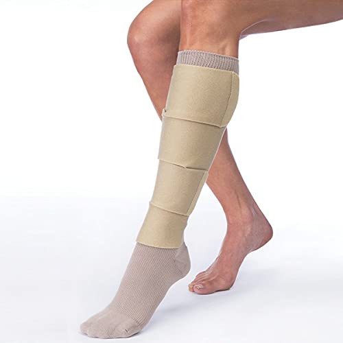 BSN FarrowMed FarrowWrap 4000 Compression Leg Wrap - Regular to Medium Size, Black | Medical Support for Varicose Veins, Post-Surgery Recovery & Athletic Performance Enhancement