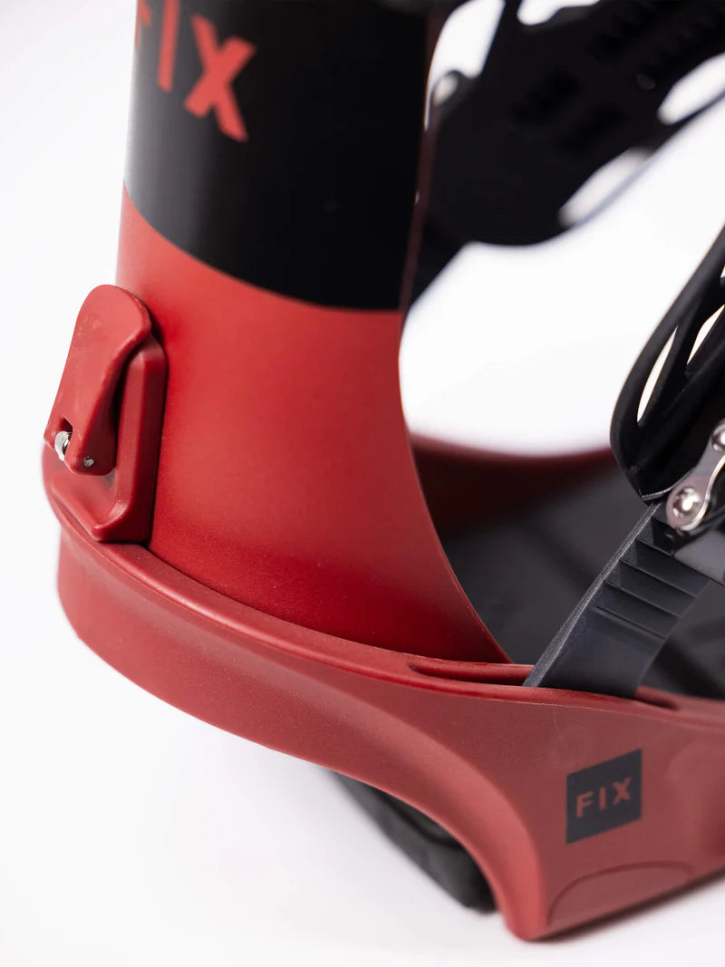 Fix Nation 2024 Snowboard Bindings - High-Performance Adjustable Snowboard Bindings for All-Mountain & Freestyle Riding - Perfect for Powder, Park & Backcountry Adventures