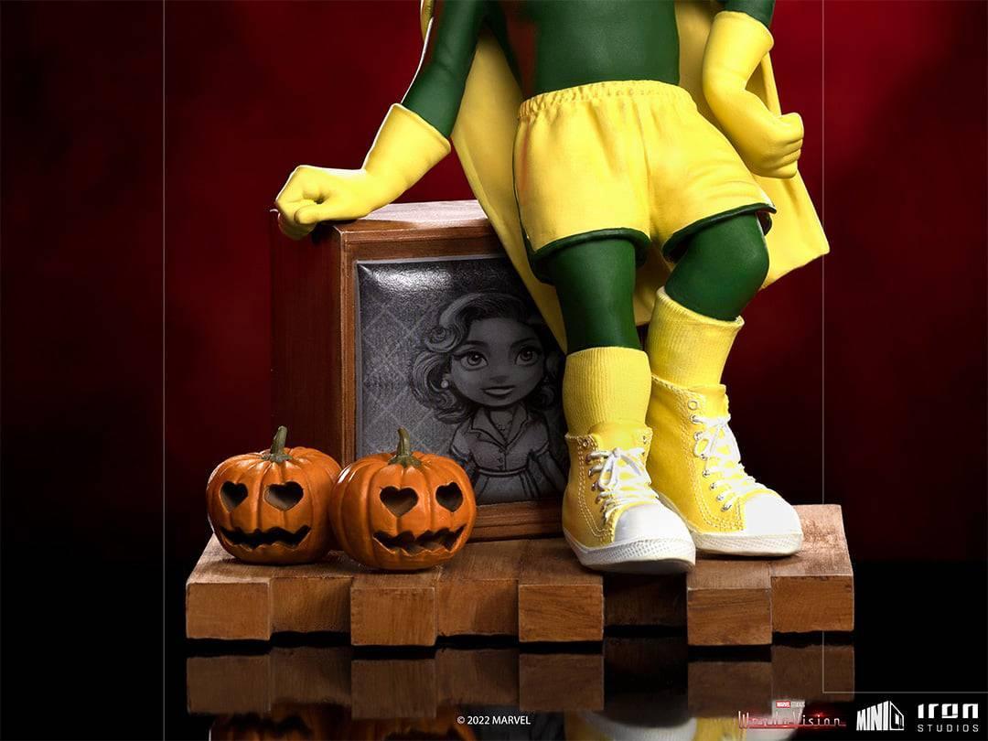 Iron Studios WandaVision Vision Halloween Version MiniCo Figure - Collectible Marvel Action Figure for Display & Gifts