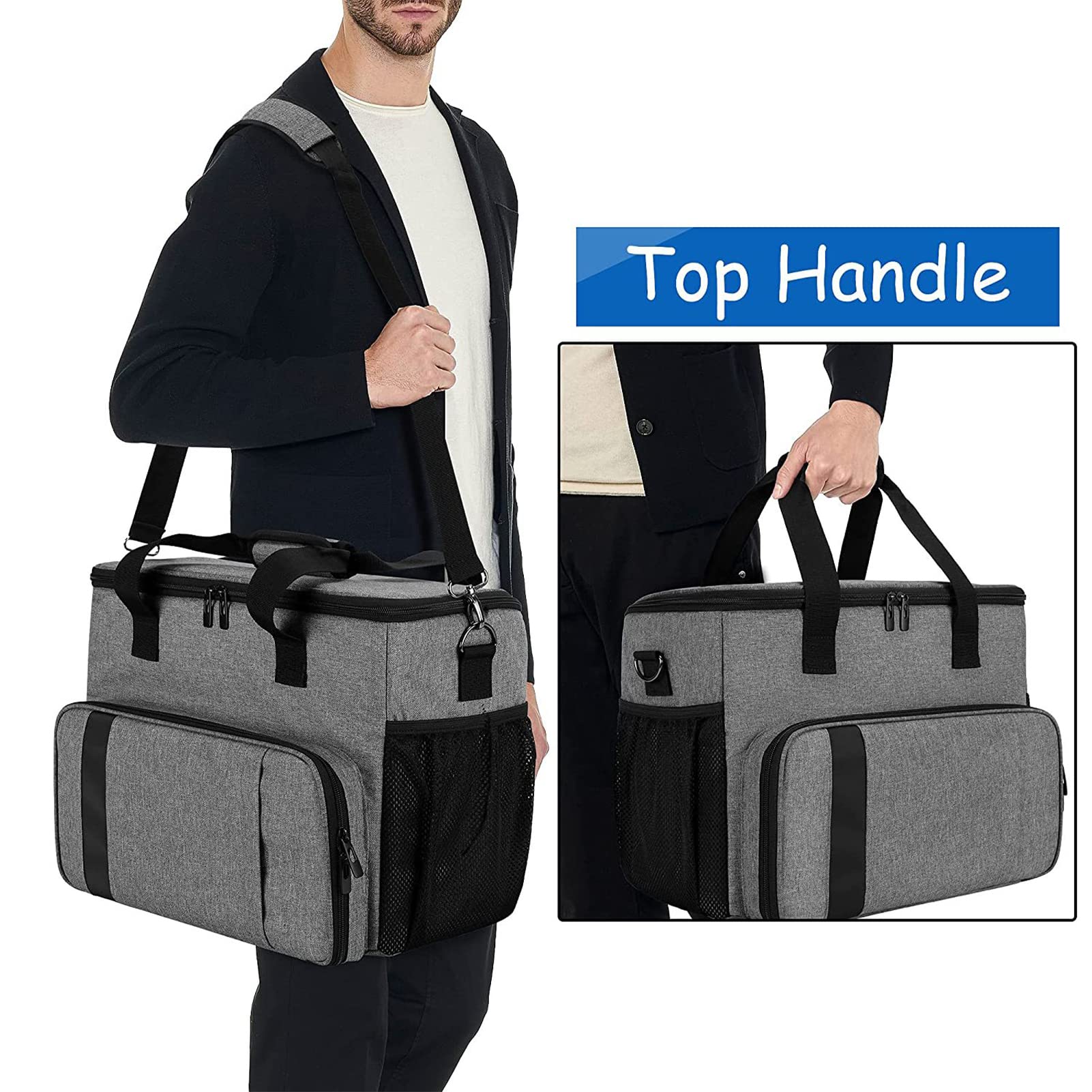 Fanelod PS5 Travel Case - Compatible with PS5, PS4, PS4 Pro & Xbox Series X/S - Protective Gaming Console Bag for Controllers & Hard Drives - Perfect for Travel, Storage & Gaming Parties