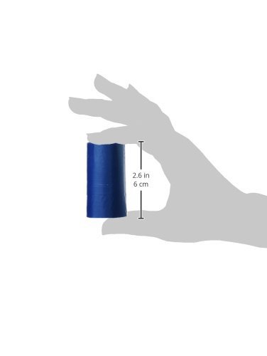 J.L. Childress Tie 'N Toss Disposable Diaper Bag Refill Rolls - 60 Large Leakproof Bags for Baby & Dog Waste - Easy-Tear Blue Design - Perfect for Diaper Changes, Dog Walks & Travel