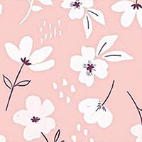 Coral Pink Floral