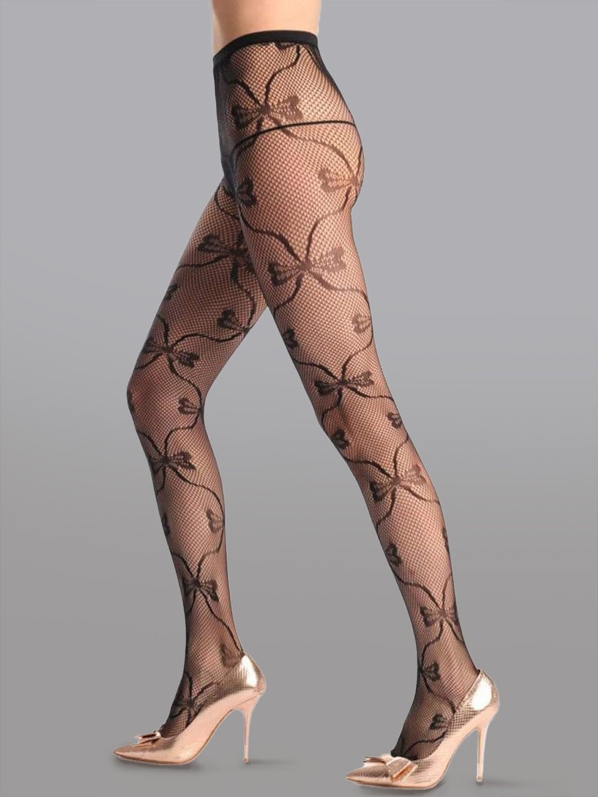 Sexy Butterfly Lace Thigh High Fishnet Stockings for Women - Gothic Fashion, Cosplay & Night Out Accessories - Perfect for Halloween, Parties and Boudoir Photography