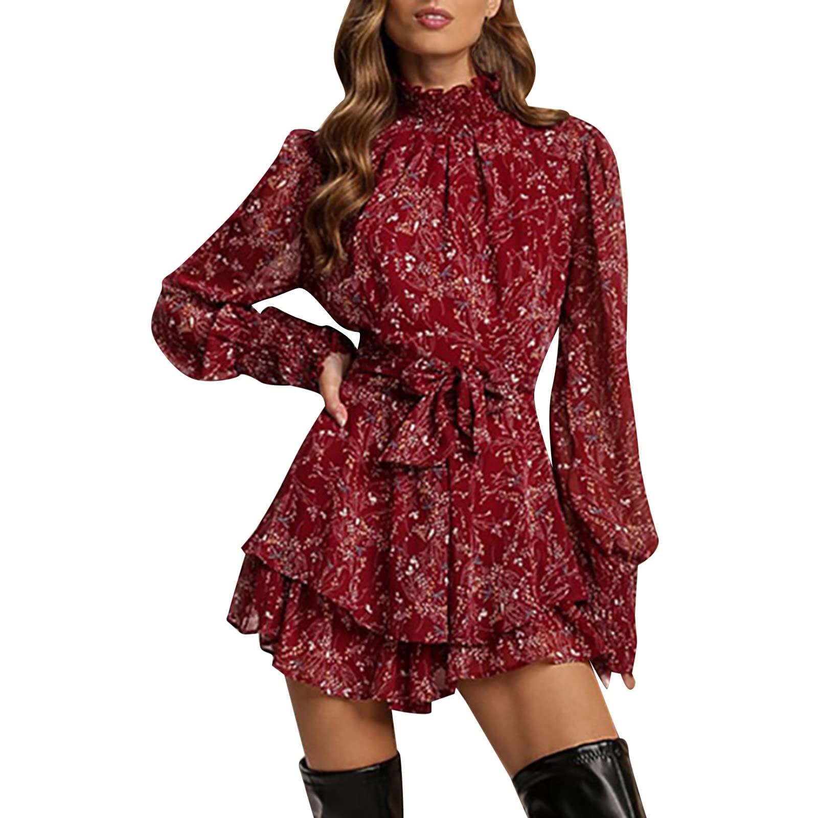 Women's Maxi Dresses Casual Floral Print Slim Fit Summer Beach Dress - Perfect for Vacation, Date Night & Outdoor Parties