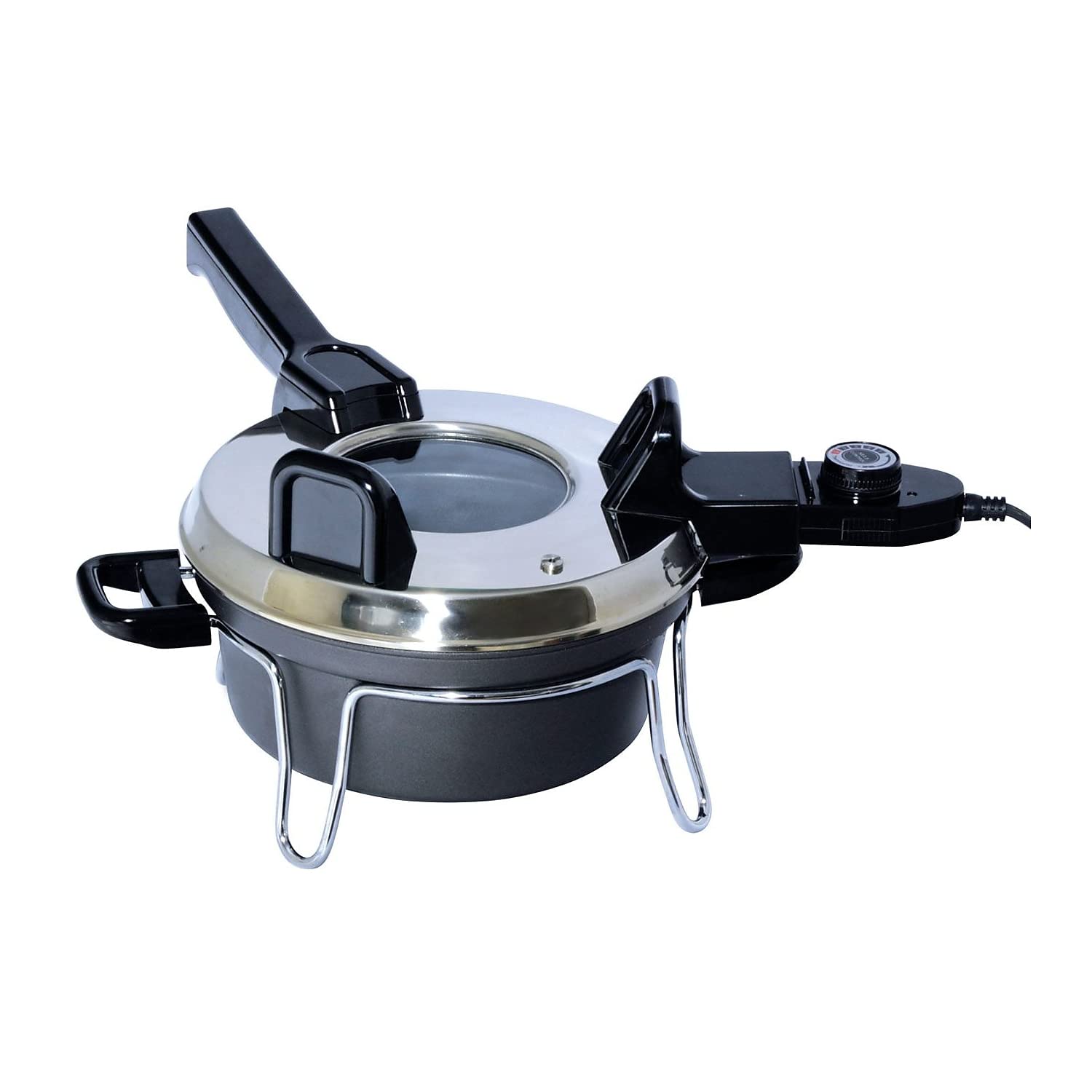 Total Chef Czech Cooker - Ultimate Electric Oven with Adjustable Thermostat, Non-Stick Pot & Portable Design | Versatile Cooking for Baking, Roasting & Slow Cooking | Perfect for Small Kitchens, Dorms & RV Travel