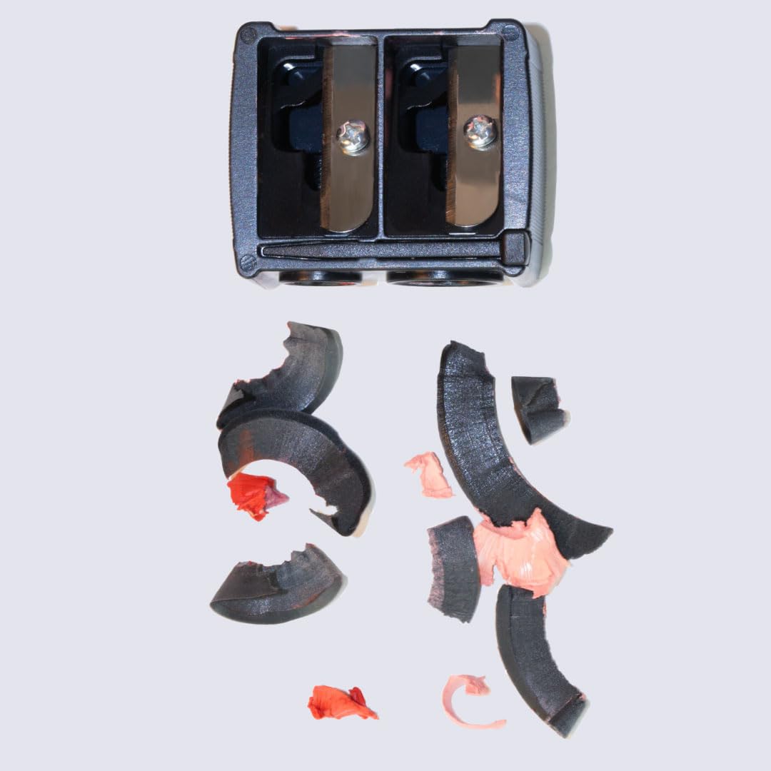 Mehron Dual Sharpener for Makeup Pencils - Black for Artists & Pros