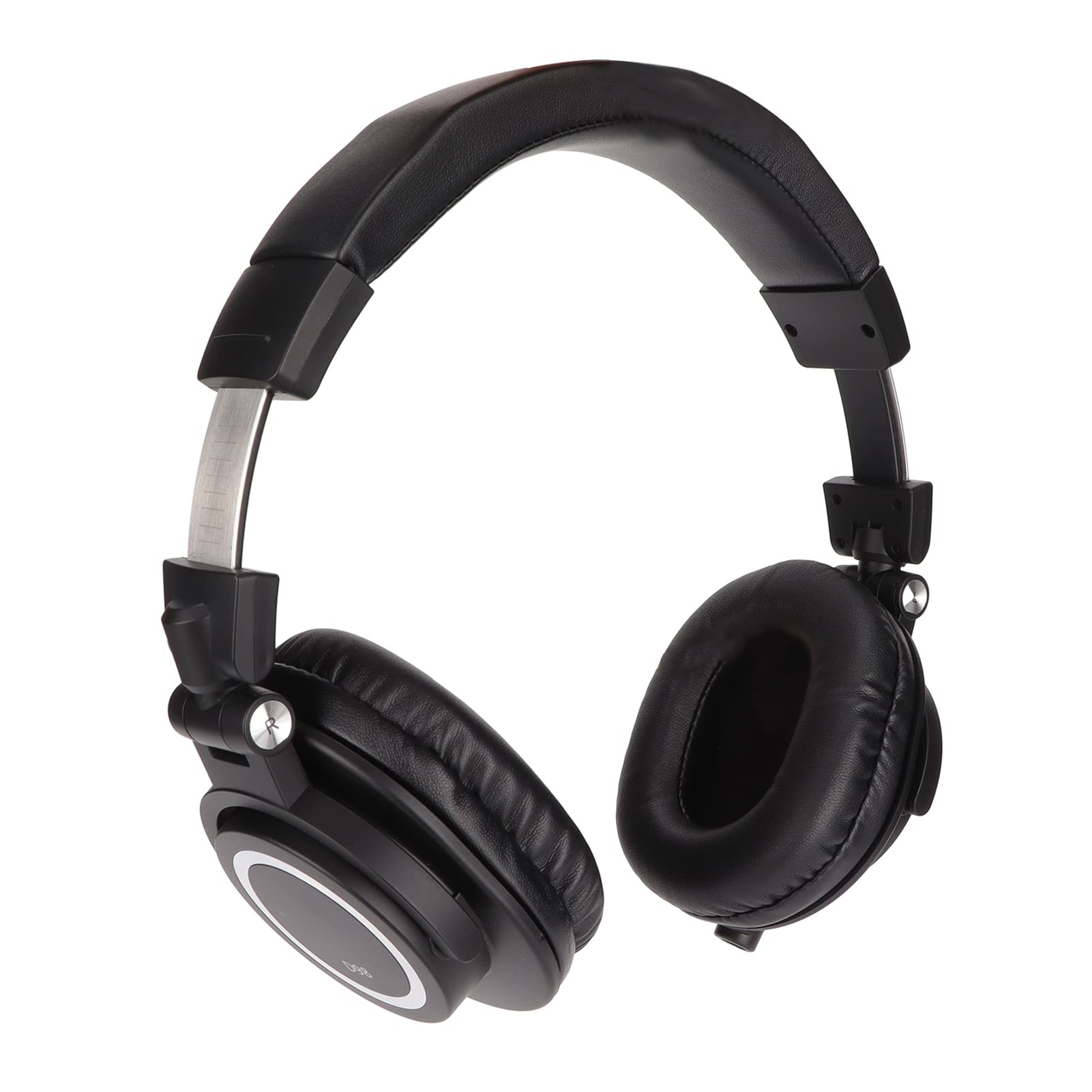 Zyyini Professional DJ Wired Headphones - Studio Monitor Headset with 50mm Drivers, Foldable & 180° Rotating Over-Ear Design for Sound Engineers & Music Producers - Perfect for Recording Studios, Live Performances & Home Music Production