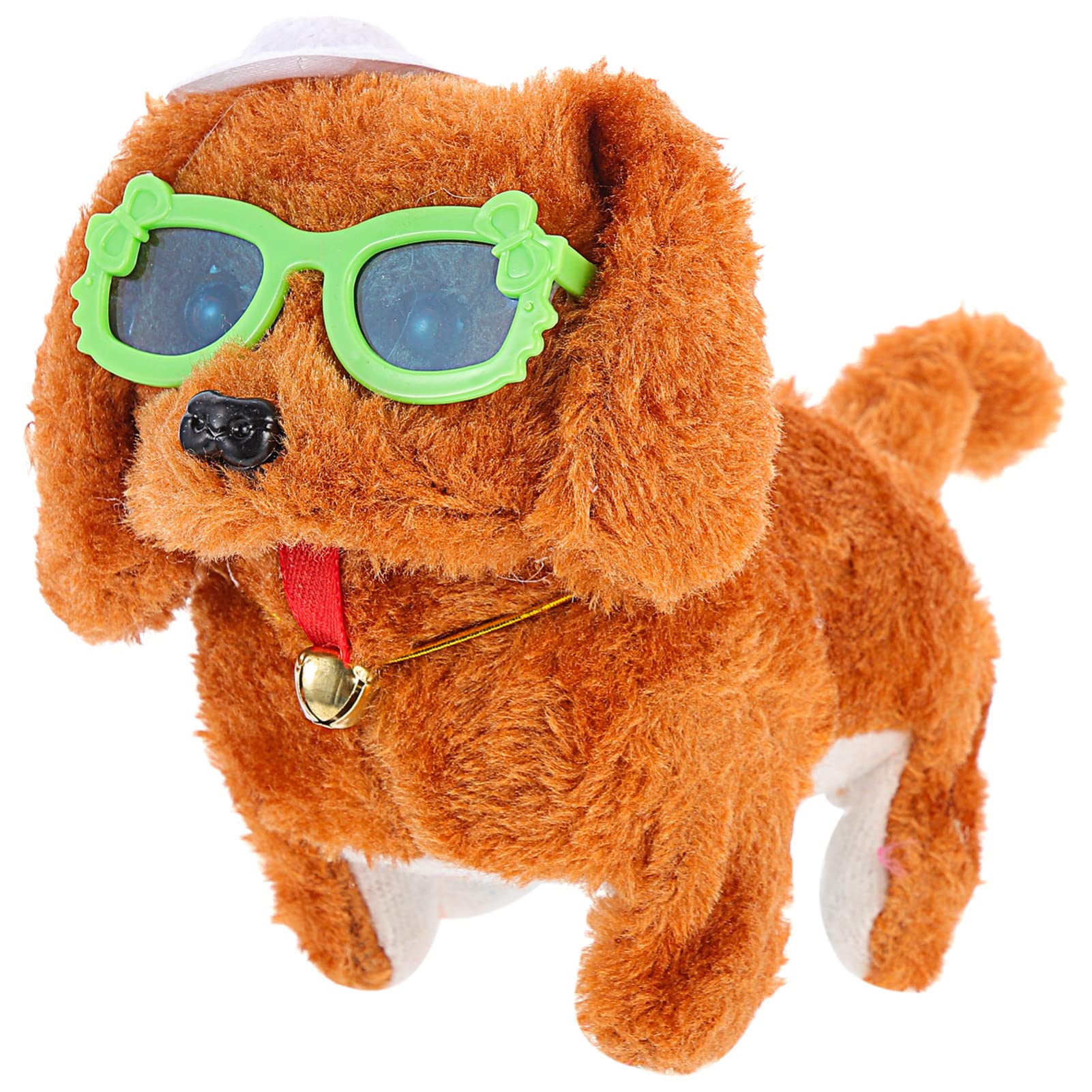 Interactive Plush Dog Toy with Walking & Barking Sounds - Electronic Stuffed Puppy for Kids, Pet Training & Playtime - Perfect Gift for Children (Random Color)