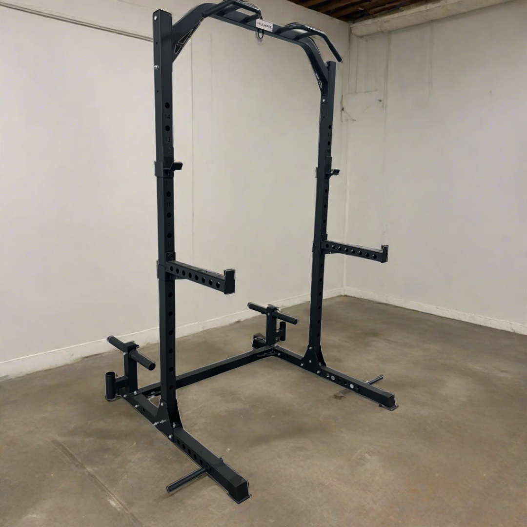 HulkFit Pro Series Squat Stand - Heavy Duty 1000lb Capacity Weight Rack for Home Gym Strength Training & Powerlifting Workouts