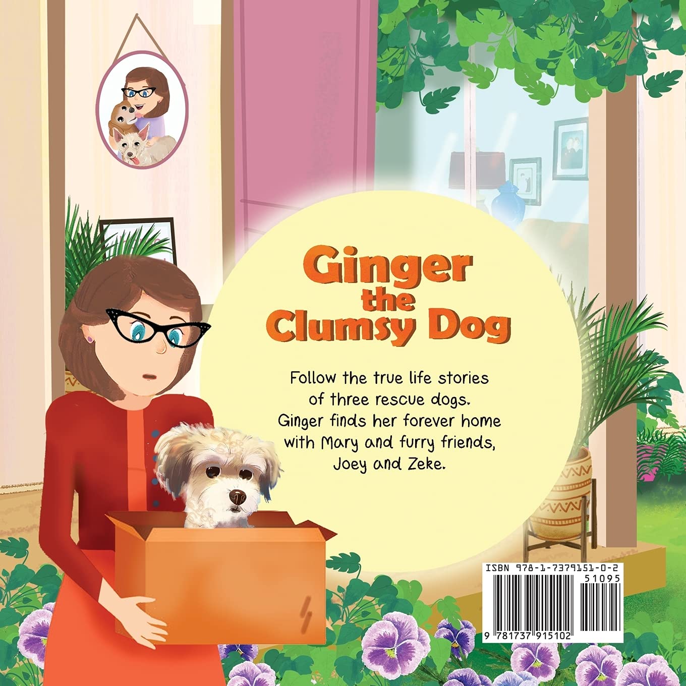 Ginger the Clumsy Dog - Adorable Plush Toy for Kids & Collectors | Perfect for Cuddling, Gifts & Home Decor
