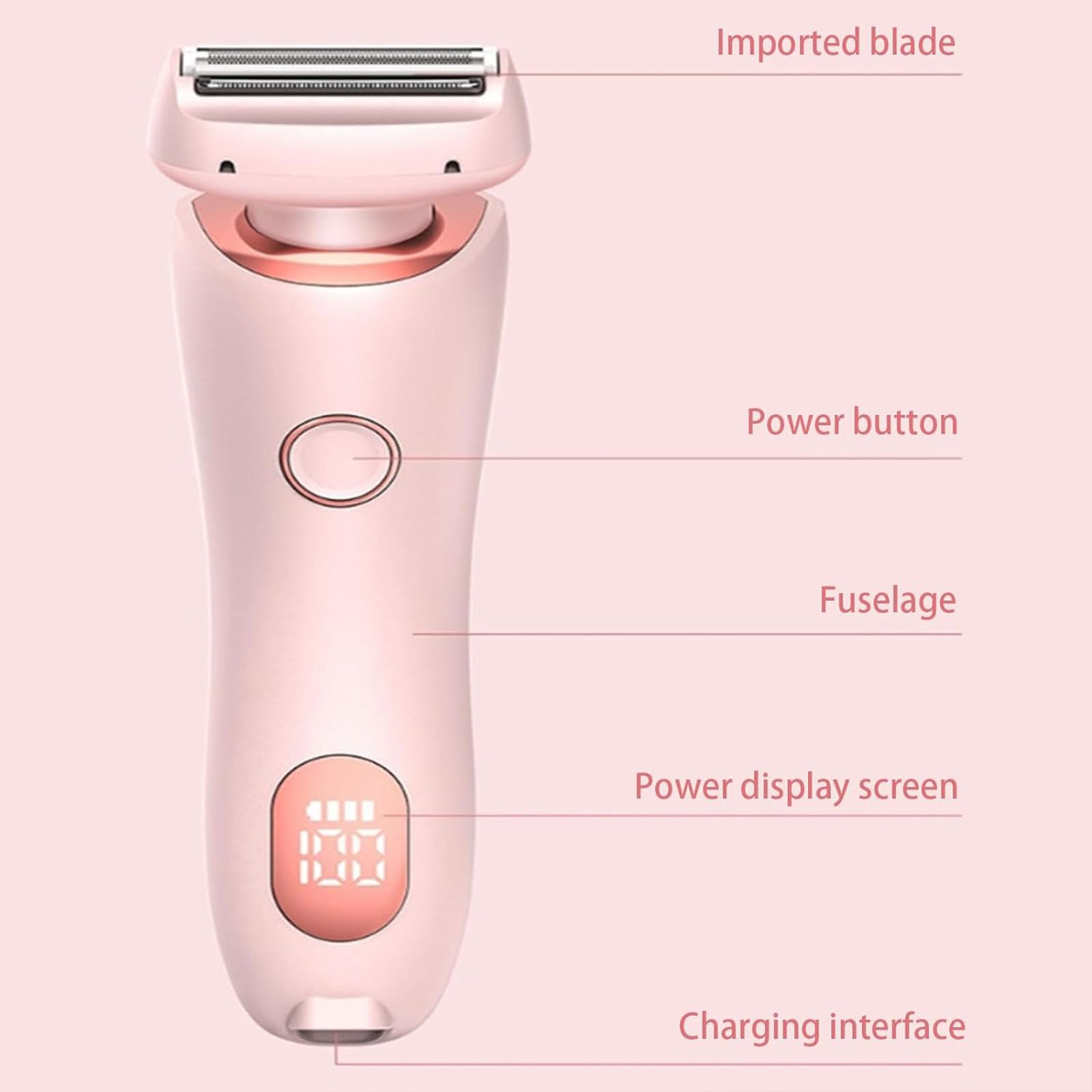 Dusk Glide Pro 3.0 Electric Razor for Women - Waterproof Wet & Dry 2-in-1 Shaver with Blue Design | Smooth Legs, Underarms & Bikini Line | Perfect for Shower, Travel & Quick Hair Removal