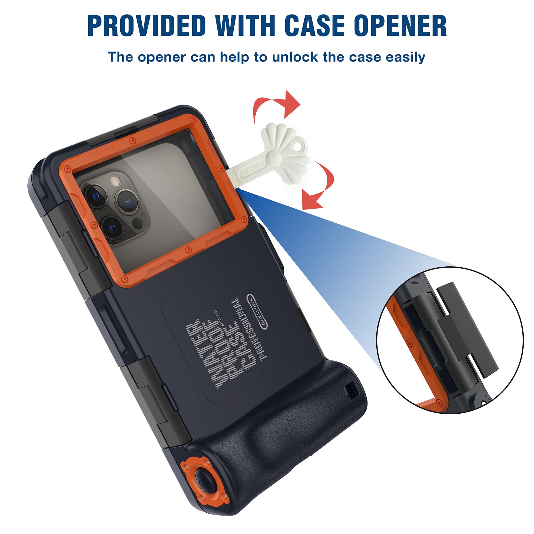 **Waterproof Phone Case for iPhone 16/15/14/13/12 Pro Max/XR/XS/X & Galaxy S24/S23/S22/S21 – 50ft/15m Deep Underwater Protection, Scuba Diving & Snorkeling Case for Photos & Videos (Brown) – Perfect for Beach Vacations, Pool Parties & Water Sports**