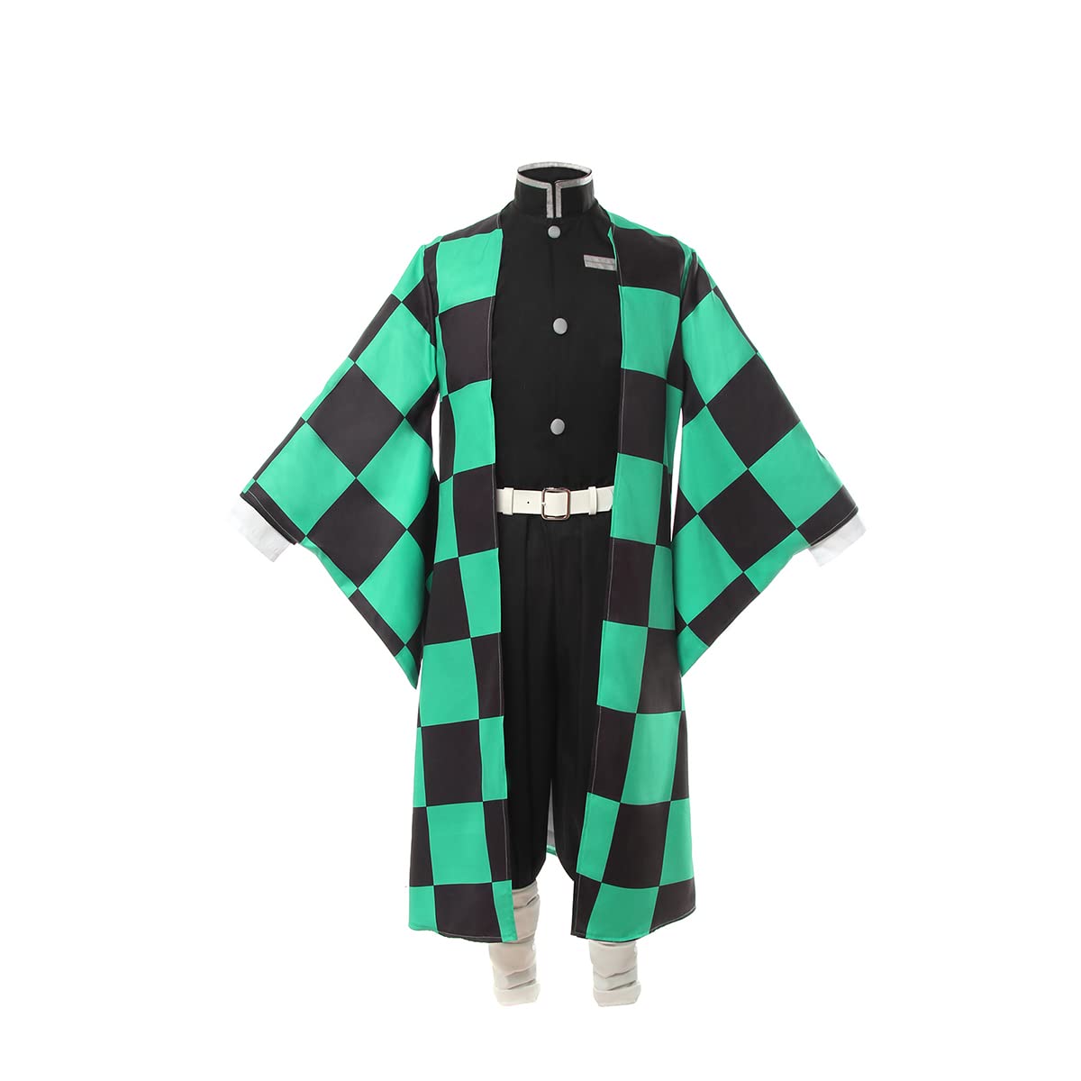 FCCAM Demon Slayer Mitsuri Kanroji Cosplay Costume Outfit - Anime Kimetsu no Yaiba Tanjiro Zenitsu Halloween Party Cosplay