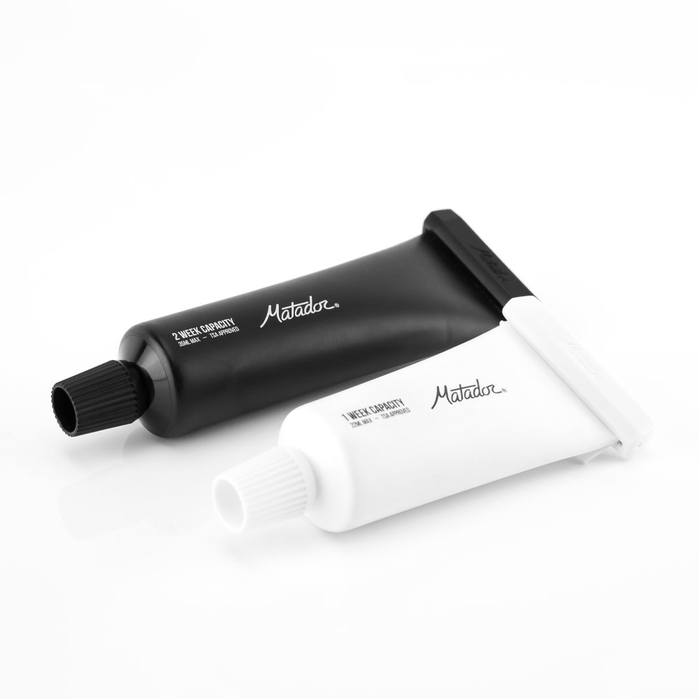 Matador Refillable Toothpaste Tubes - Eco-Friendly Travel Toothpaste Container for Camping, Hiking & Air Travel - BPA-Free Leak-Proof Design