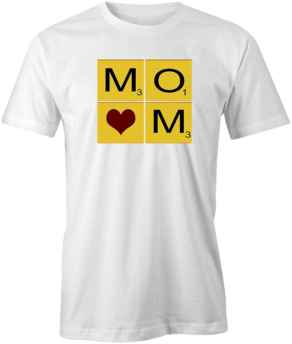 Funny Mom Word Game T-Shirt | Printed Graphic Tee for Women | Perfect for Mother's Day, Family Gatherings & Casual Wear