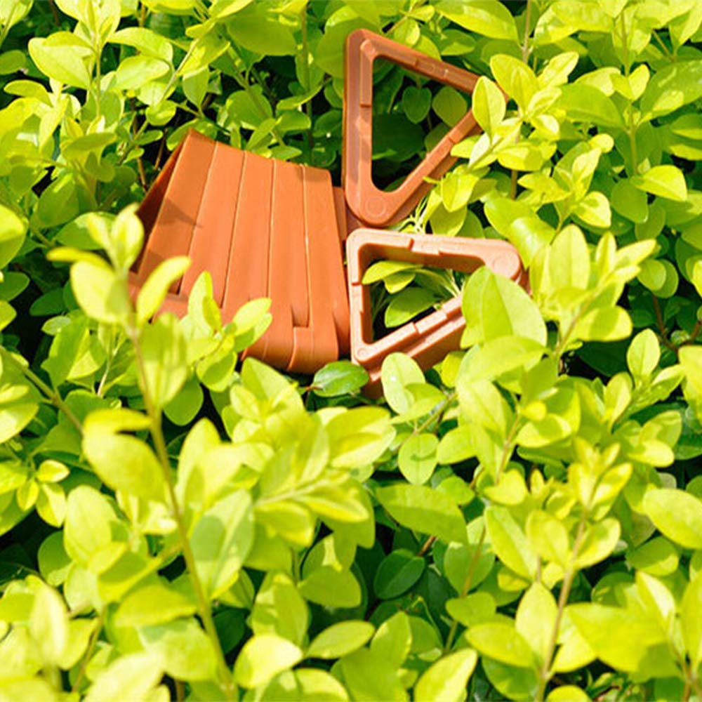 GWOKWAI 12Pcs Invisible Plant Pot Feet - DIY Adjustable Triangle Pot Risers for Indoor/Outdoor Gardening - Supports Small to Large Flower Planters & Containers - Perfect for Patio, Deck, Balcony & Garden Drainage