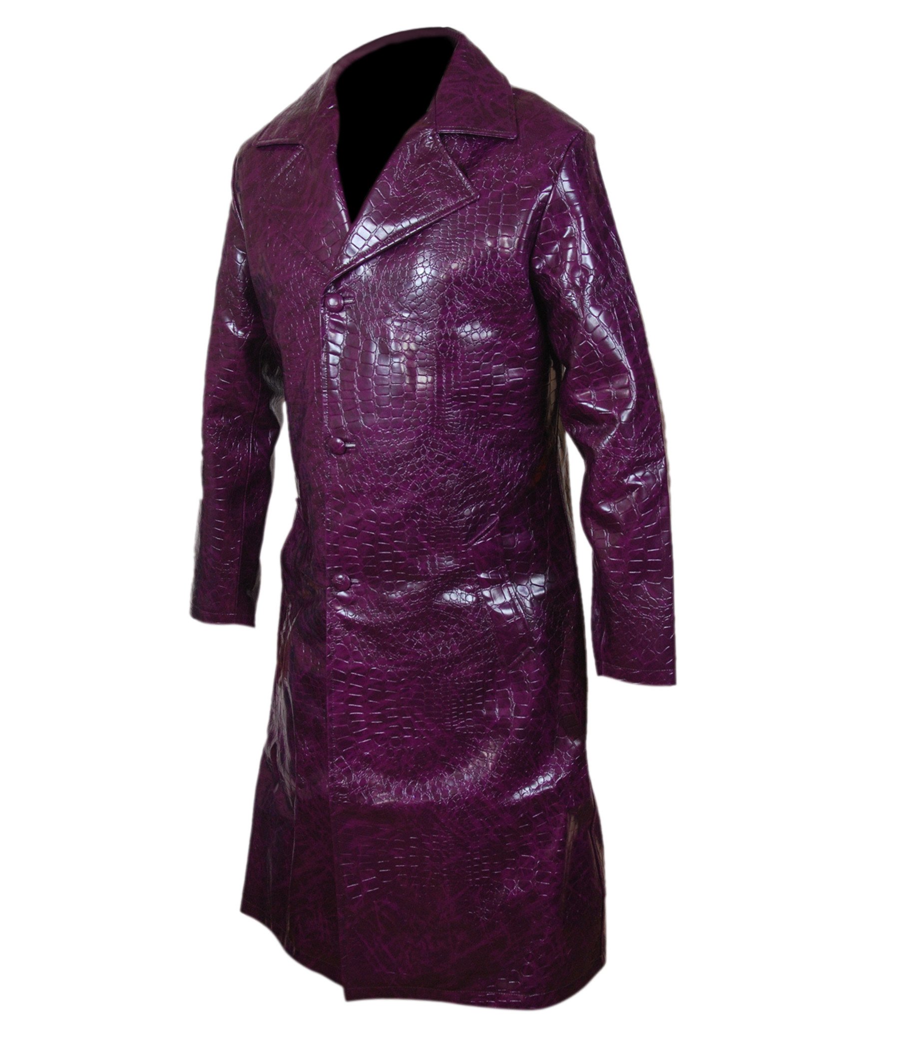 F&H Kids Supervillain Purple Long Coat - Halloween Costume, Cosplay, Dress-Up & Role Play for Boys & Girls