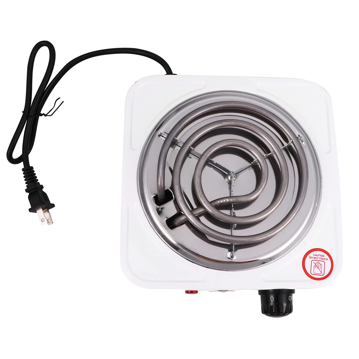 OSALADI 1000W Portable Electric Stove Heater - Single Burner Induction Cooktop with US Plug for Home, Office & Camping | Fast Heating Countertop Appliance for Cooking & Warming Food