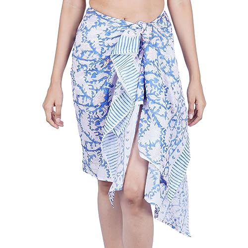 Blue White Floral