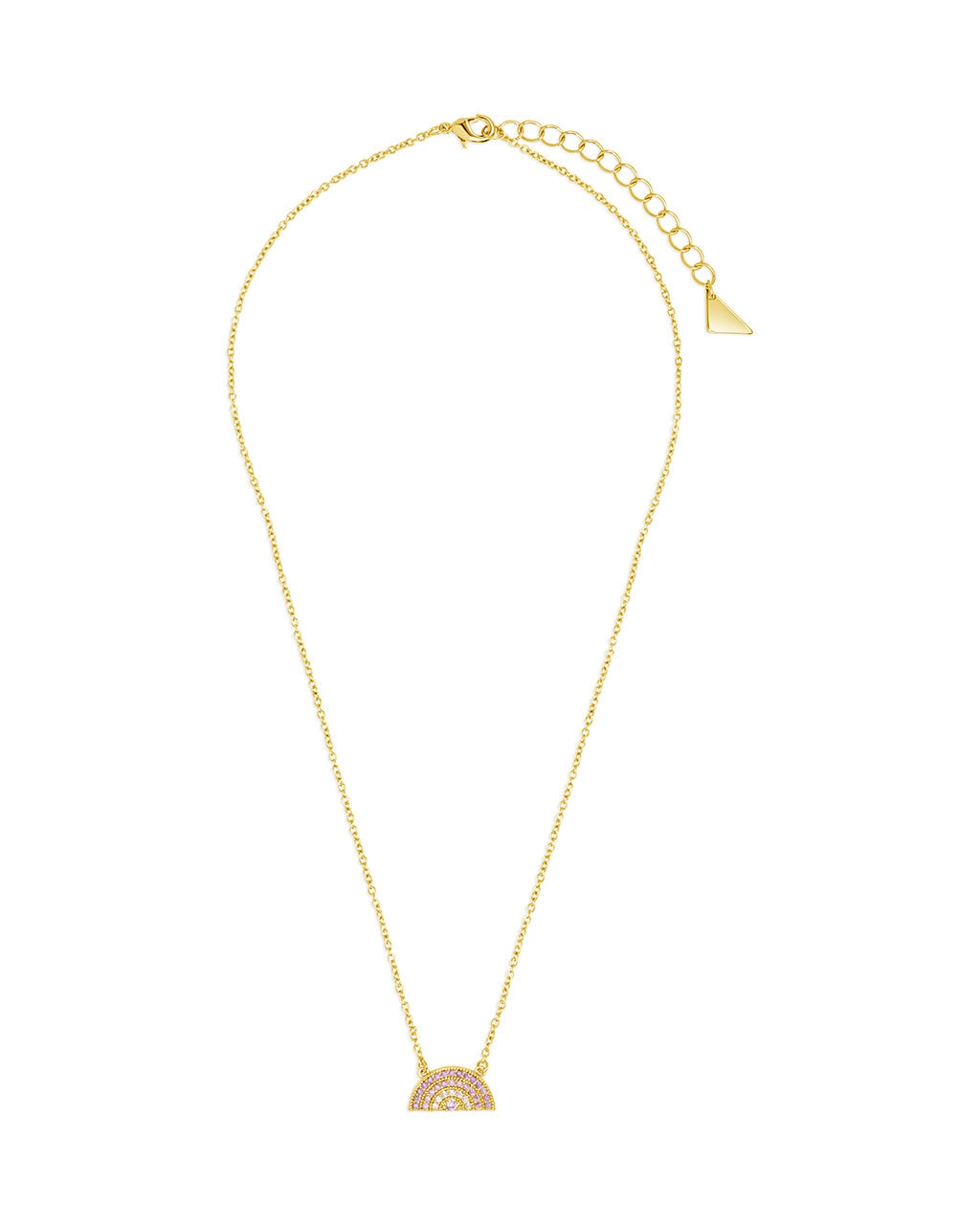 Rainbow CZ Pendant Necklace for Women - Elegant Cubic Zirconia Jewelry Gift for Birthday, Anniversary & Valentine's Day | Perfect for Parties, Weddings & Everyday Wear