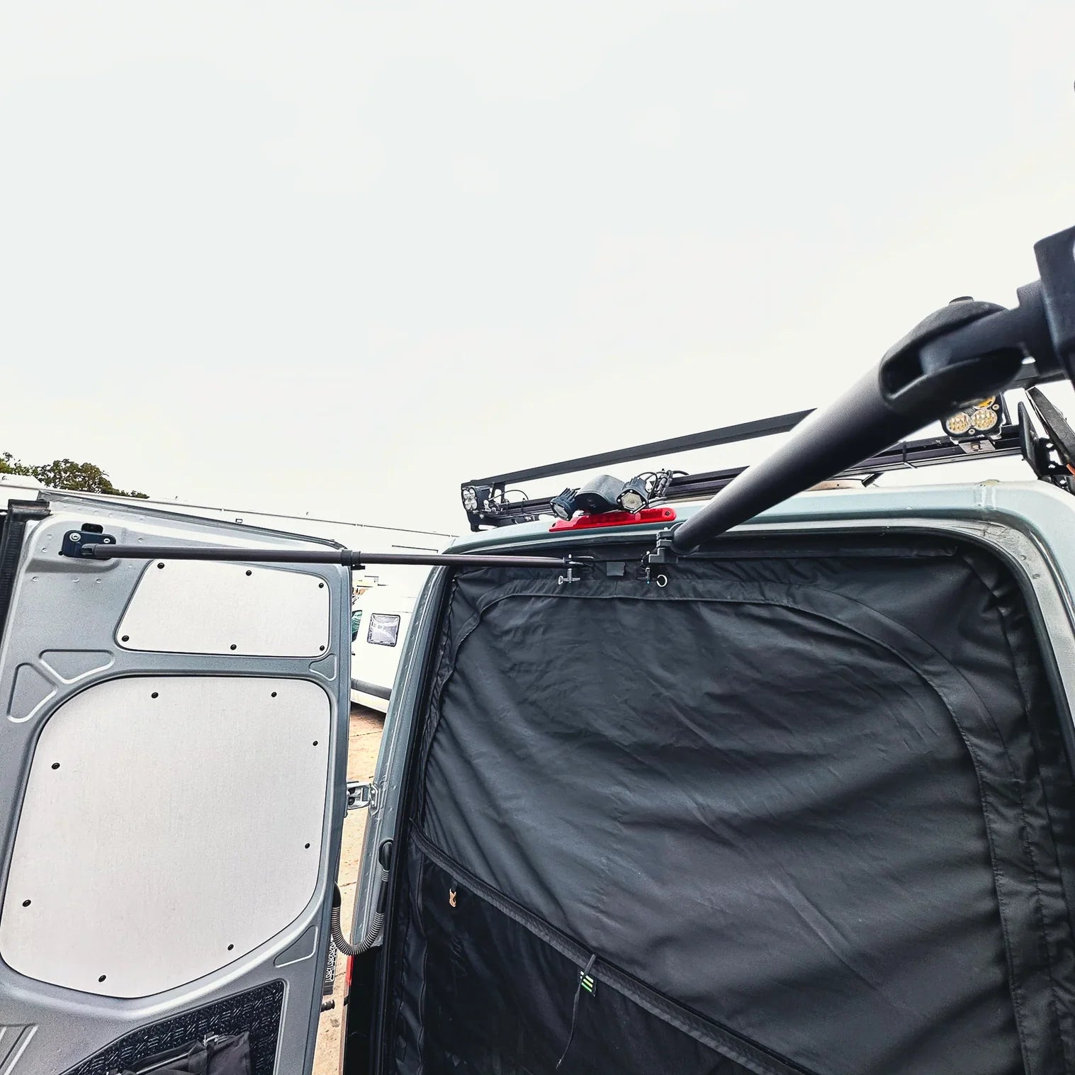 TerraX Slam Stop for 2019+ Mercedes Sprinter Van - Heavy Duty Anti-Slip Cargo Barrier - Perfect for Delivery, Camping & Work Vans