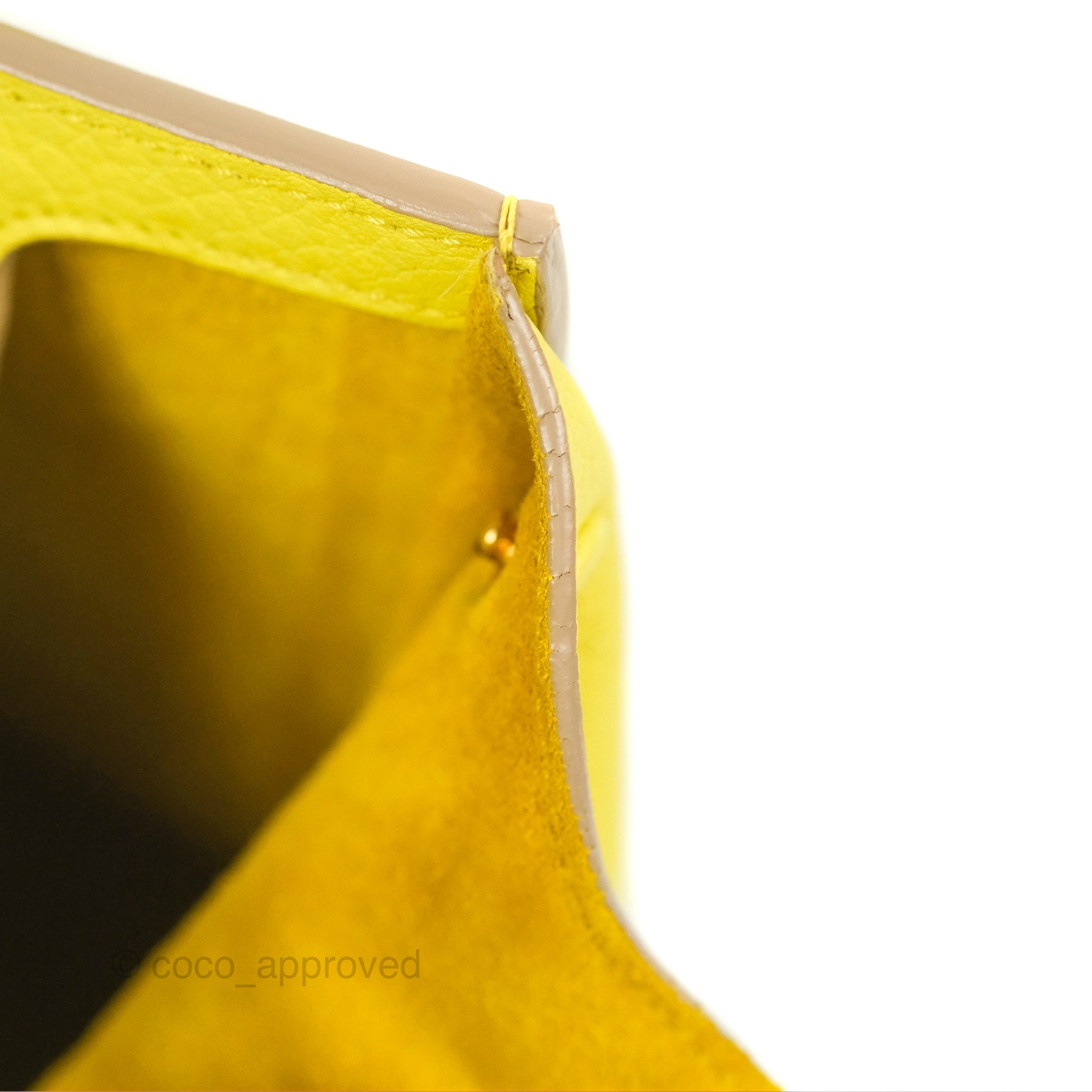 Celine Small Tie Knot Bag in Yellow Grained Leather - Elegant Crossbody Purse for Women | Perfect for Date Night, Parties & Special Occasions