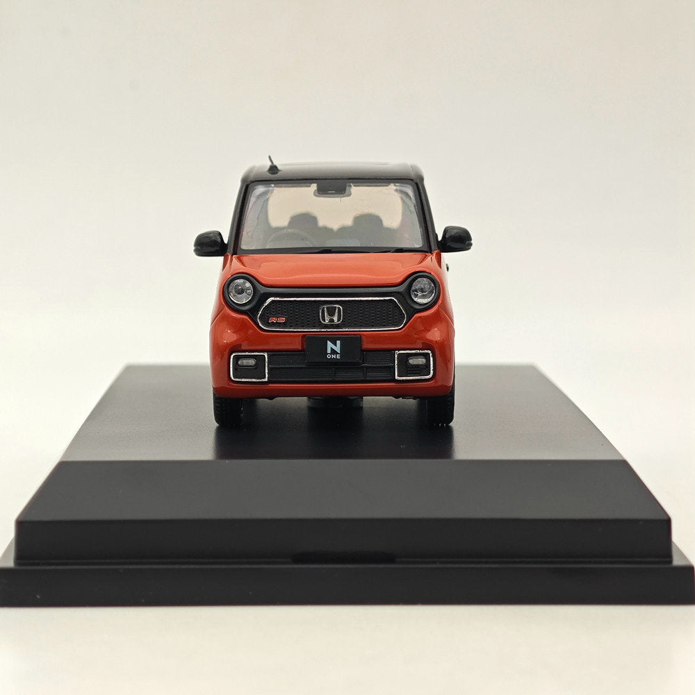 1/43 Scale Honda N ONE RS Sunset Orange Diecast Model Car - Hobby Japan HJ432001P | Collectible Miniature Vehicle for Display & Gifts