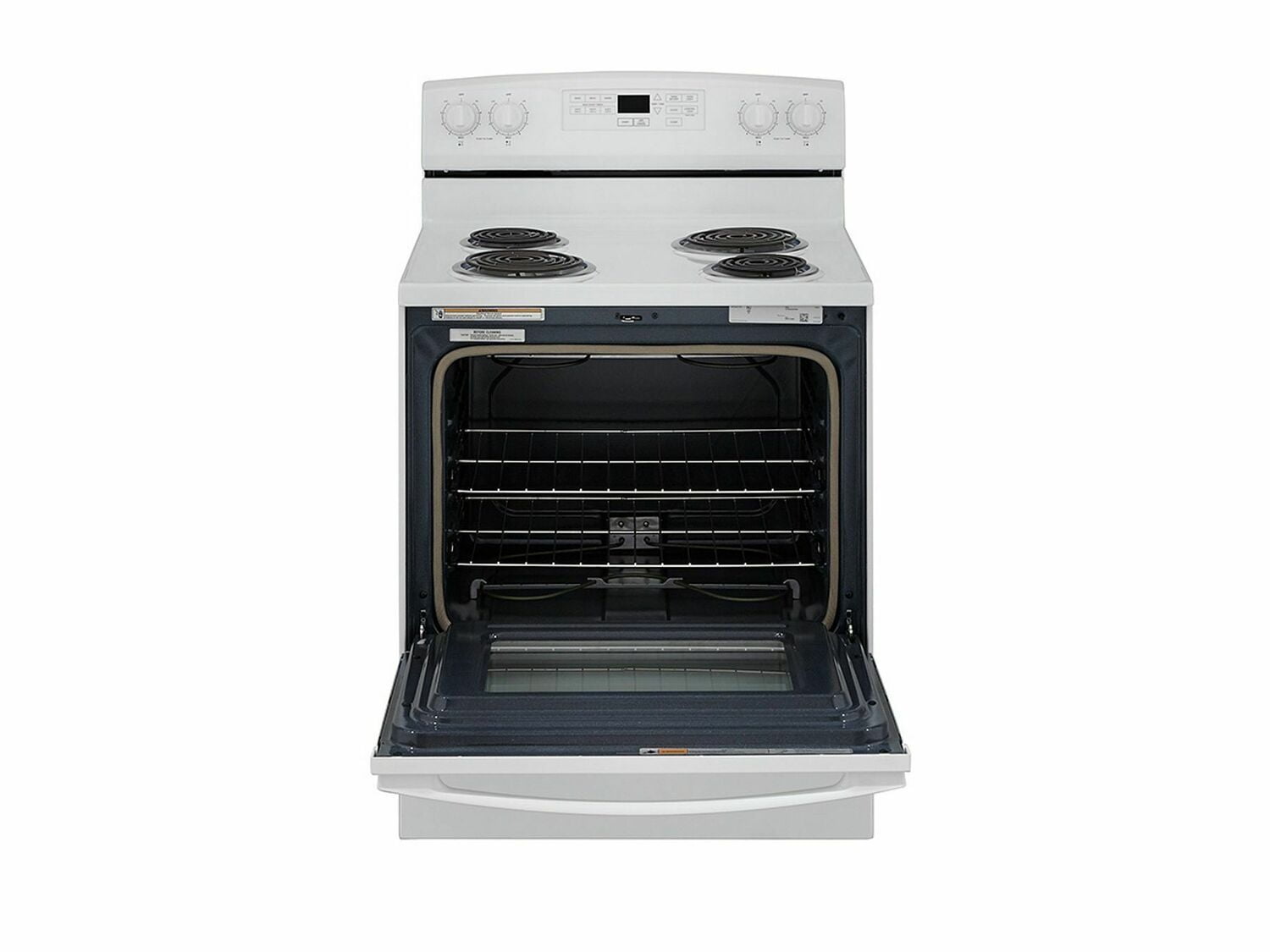 Amana ACR4503SFW 30 Inch White Electric Range with Self-Cleaning Option - Perfect for Modern Kitchens & Home Cooking