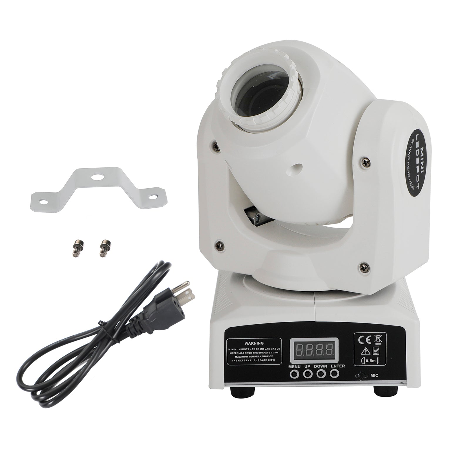 1/2/4 Set 120W RGBW LED Moving Head Light with 8 Gobo Patterns - DMX Stage Lighting for DJ, Bar, and Party Events - Perfect for Concerts, Clubs, and Nightlife Entertainment