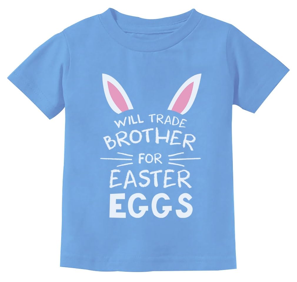 Funny Easter Egg Hunting T-Shirt for Kids - Siblings Matching Outfits for Boys & Girls | Toddler & Youth Easter Egg Hunt Party Apparel