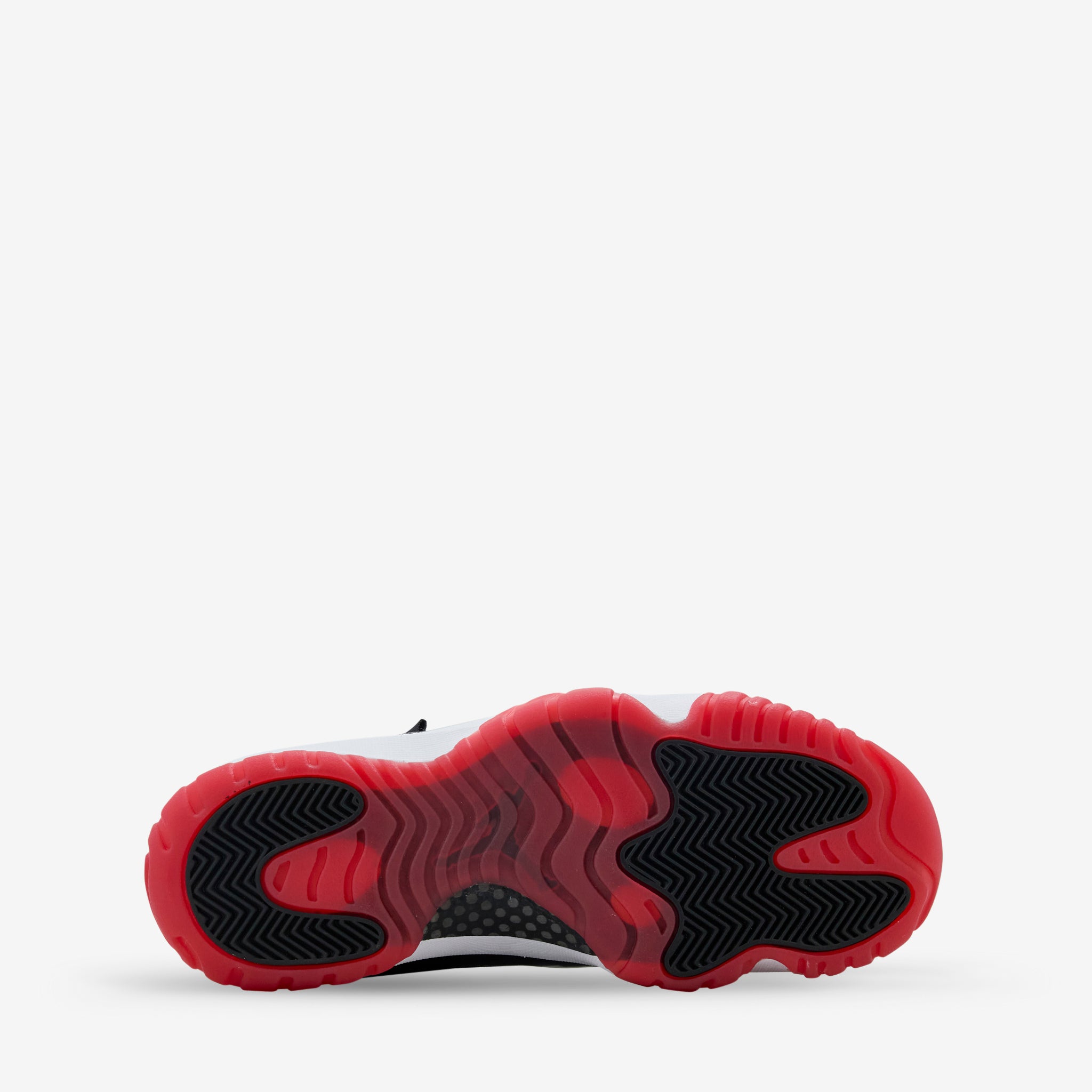 Air Jordan 11 Retro Low 'Bred' Men's Basketball Shoes - Black/Varsity Red/White | Classic Sneakers for Streetwear & Court Performance