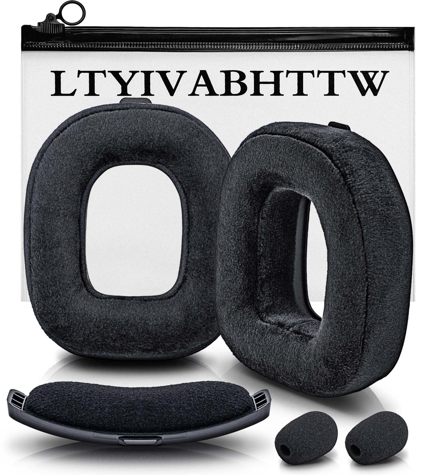 **Astro Gaming A50 Gen 4 Mod Kit - Replacement Ear Cushions, Headband & Microphone Foam - Compatible with A50 Wireless Headset (Velvet) - Not for GEN 3 - Perfect for Gaming, Streaming & Long Wear Comfort**