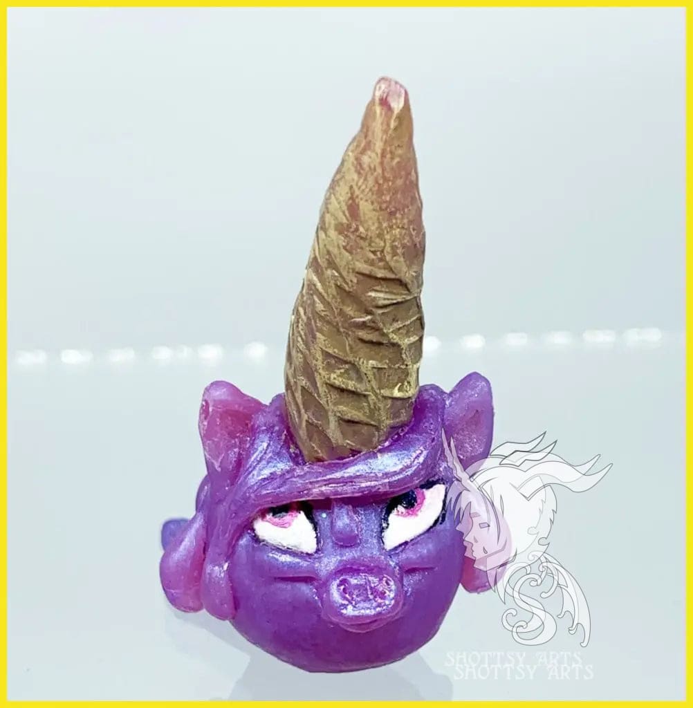 Mythical Munchies Unicorn Cone Ring Holder - Cute Desk Organizer for Jewelry, Keys & Small Items - Perfect for Bedroom, Bathroom & Office Decor