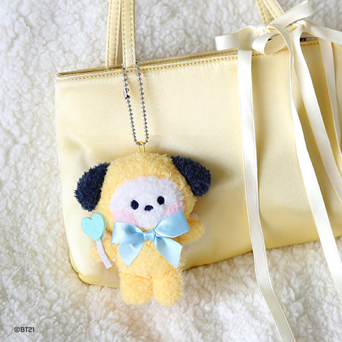 BT21 Chimmy Mini Angel Plush Keychain - Cute Kpop Plushie for Bags, Backpacks & Gifts | Perfect for Kpop Fans, Collectors & BT21 Lovers