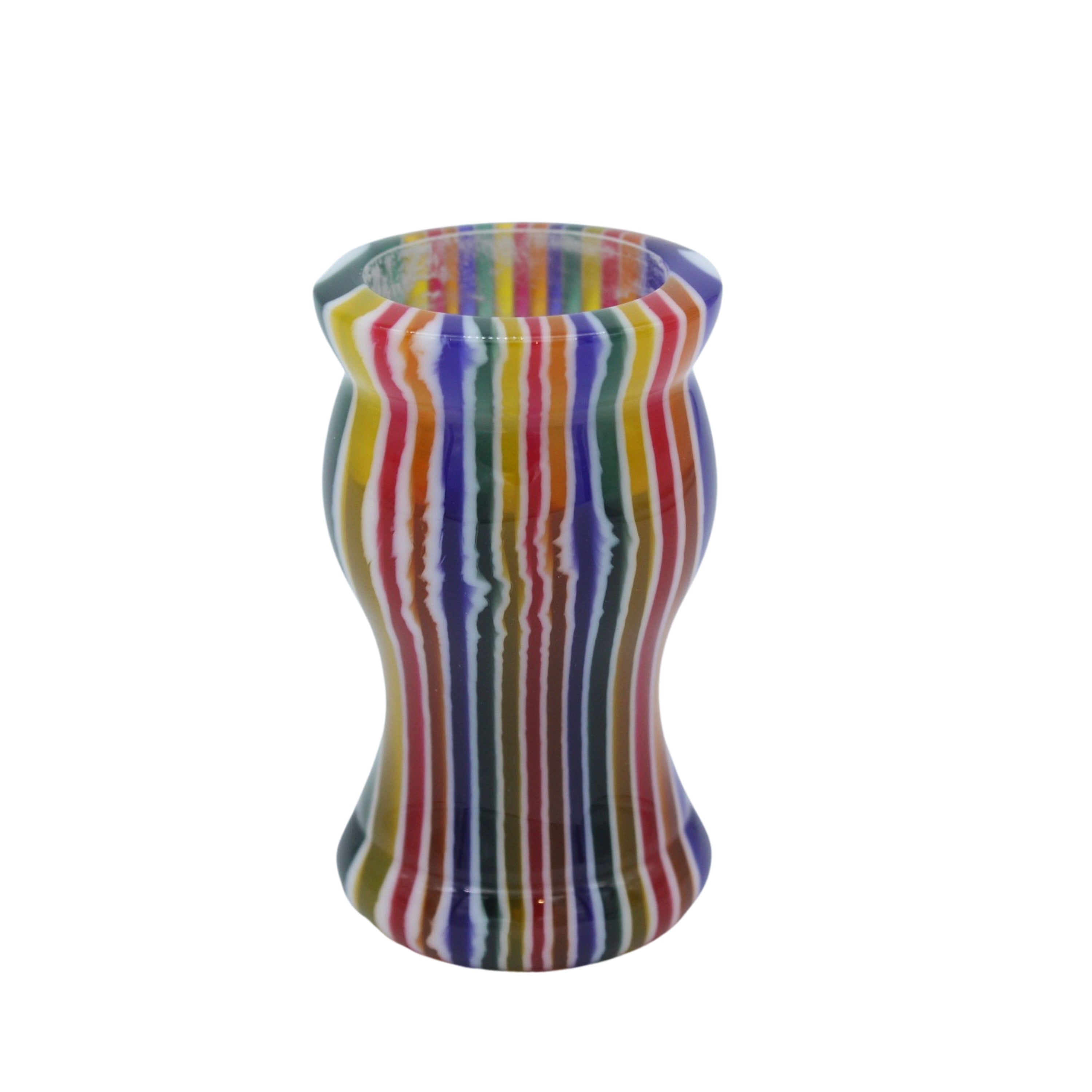 Handmade Candy Stripe Shaving Brush Handle - Fits 24mm & 26mm Knots - Perfect for Wet Shaving & Grooming Gifts for Men