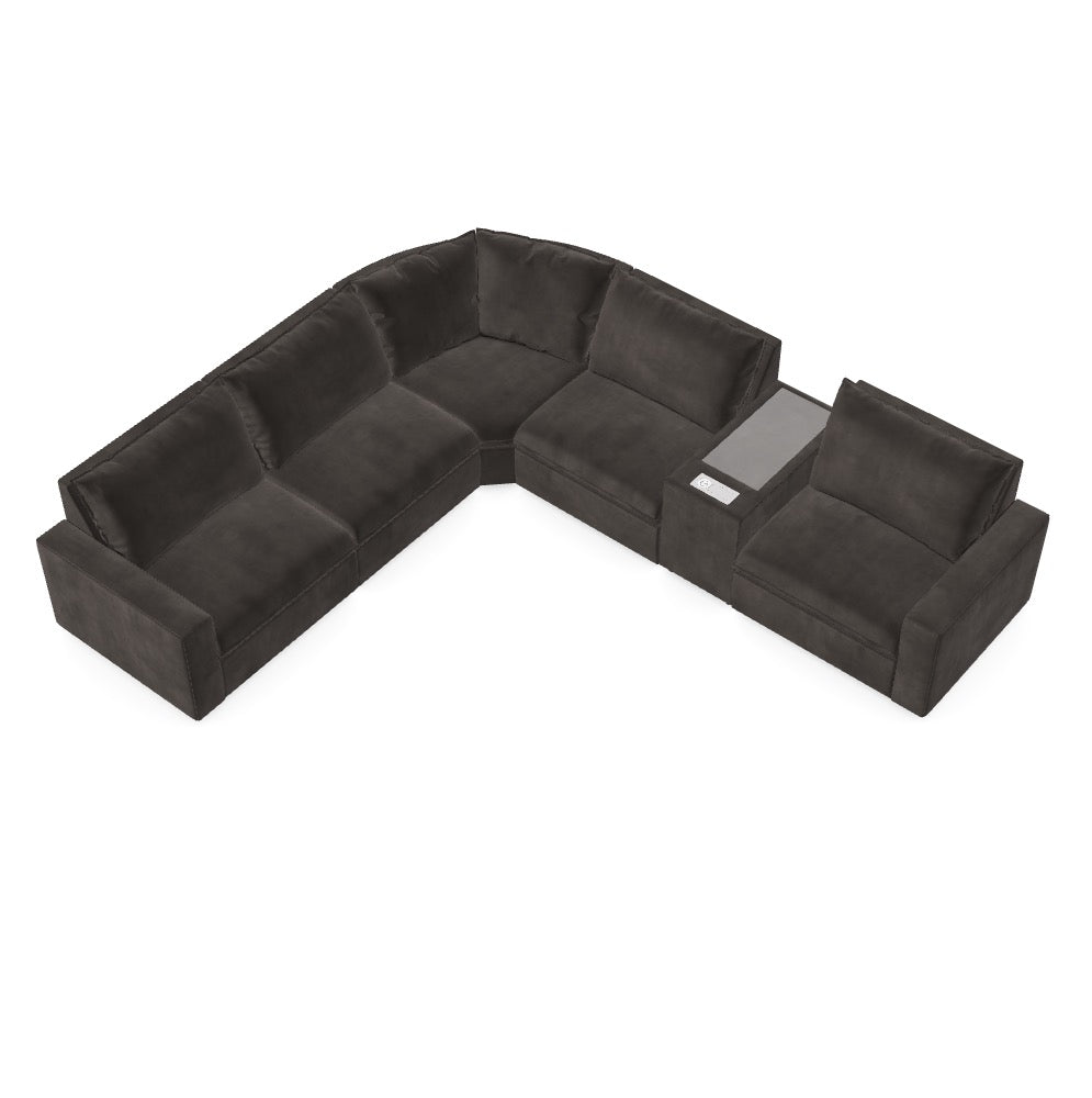 Custom Love Story Modular Sectional Sofa - Modern Living Room Furniture for Home & Office - Perfect for Entertaining & Relaxing