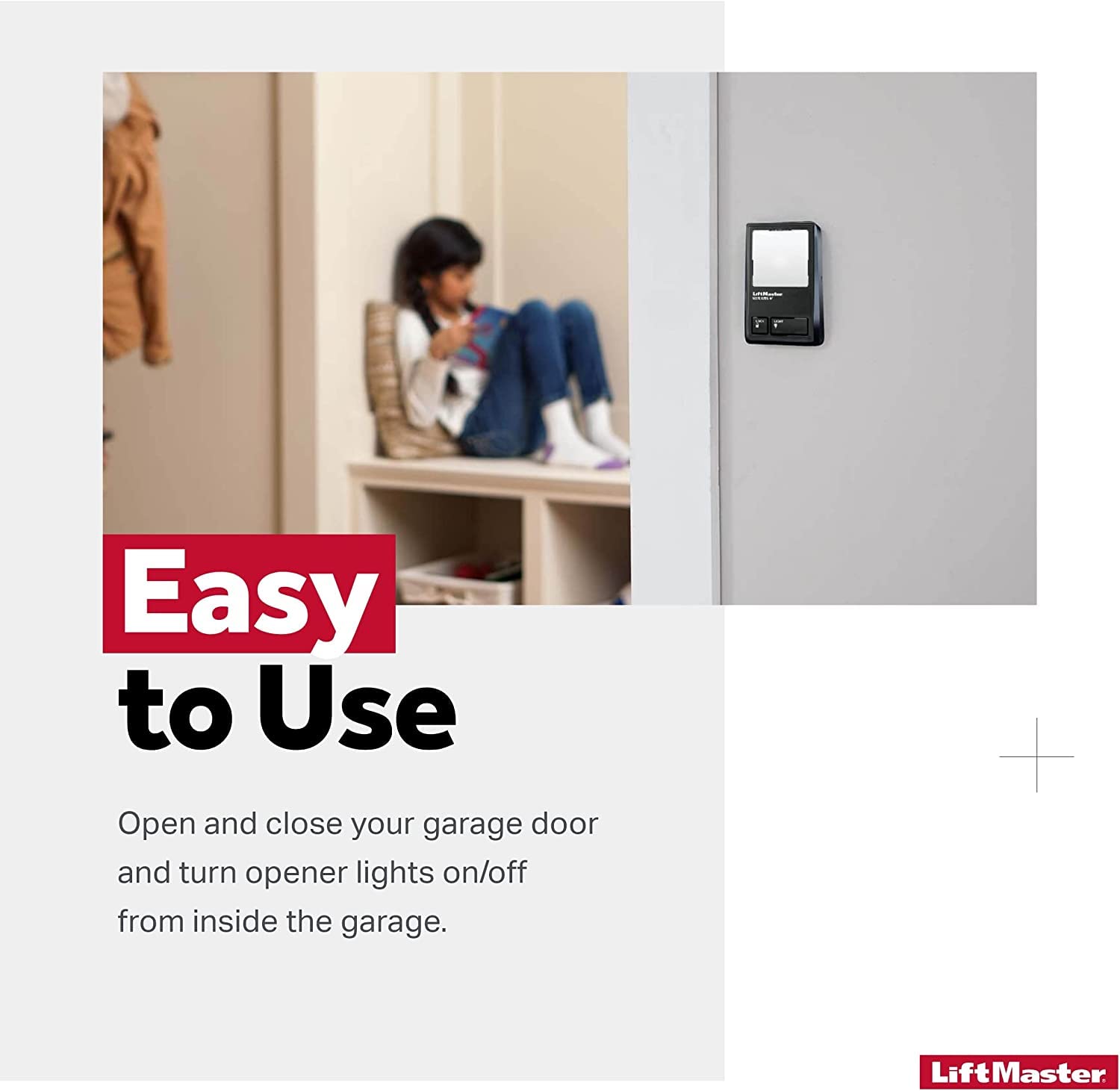 LiftMaster Chamberlain 78LM Multi-Function Garage Door Opener Wall Control Remote Keypad - OEM Replacement for Secure Home & Business Access