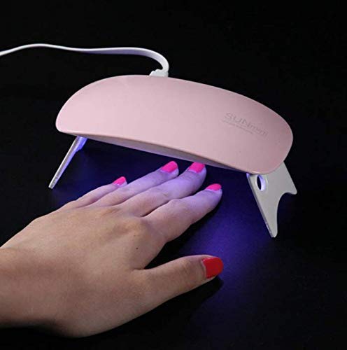 Professional UV LED Nail Lamp with USB Cable - Portable & Foldable Nail Polish Dryer for Gel Manicures - Perfect for Home, Salon & Travel Use