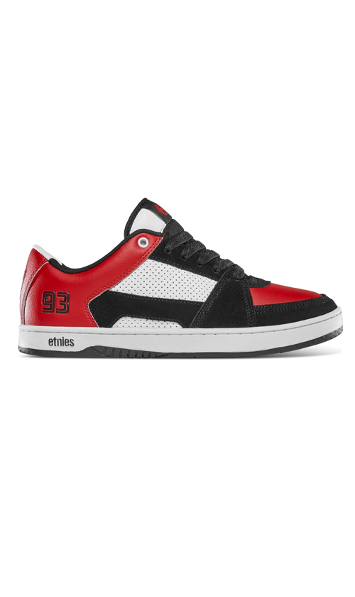 Etnies MC Rap LO Men's Skate Shoes - Black/Red/White | High-Performance Skateboarding Sneakers for Street Style & Urban Fashion