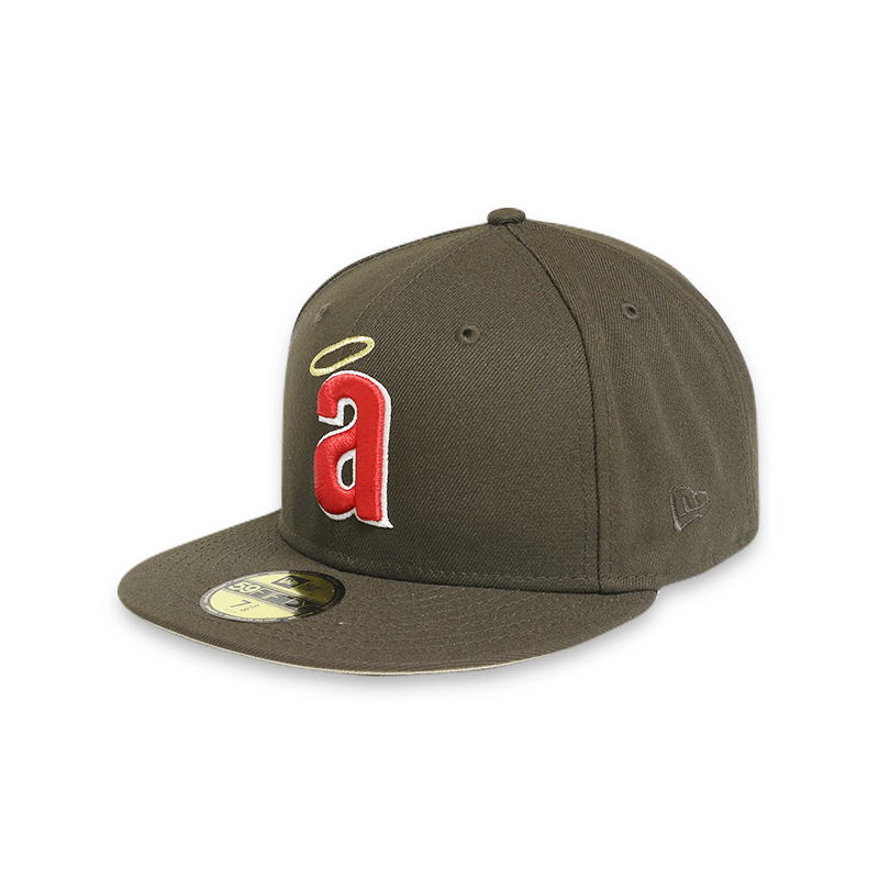 Los Angeles Angels 35th Anniversary Brown 59FIFTY Fitted Hat for Men - Official MLB Baseball Cap for Sports Fans & Collectors - Perfect for Games, Gifts, and Everyday Wear