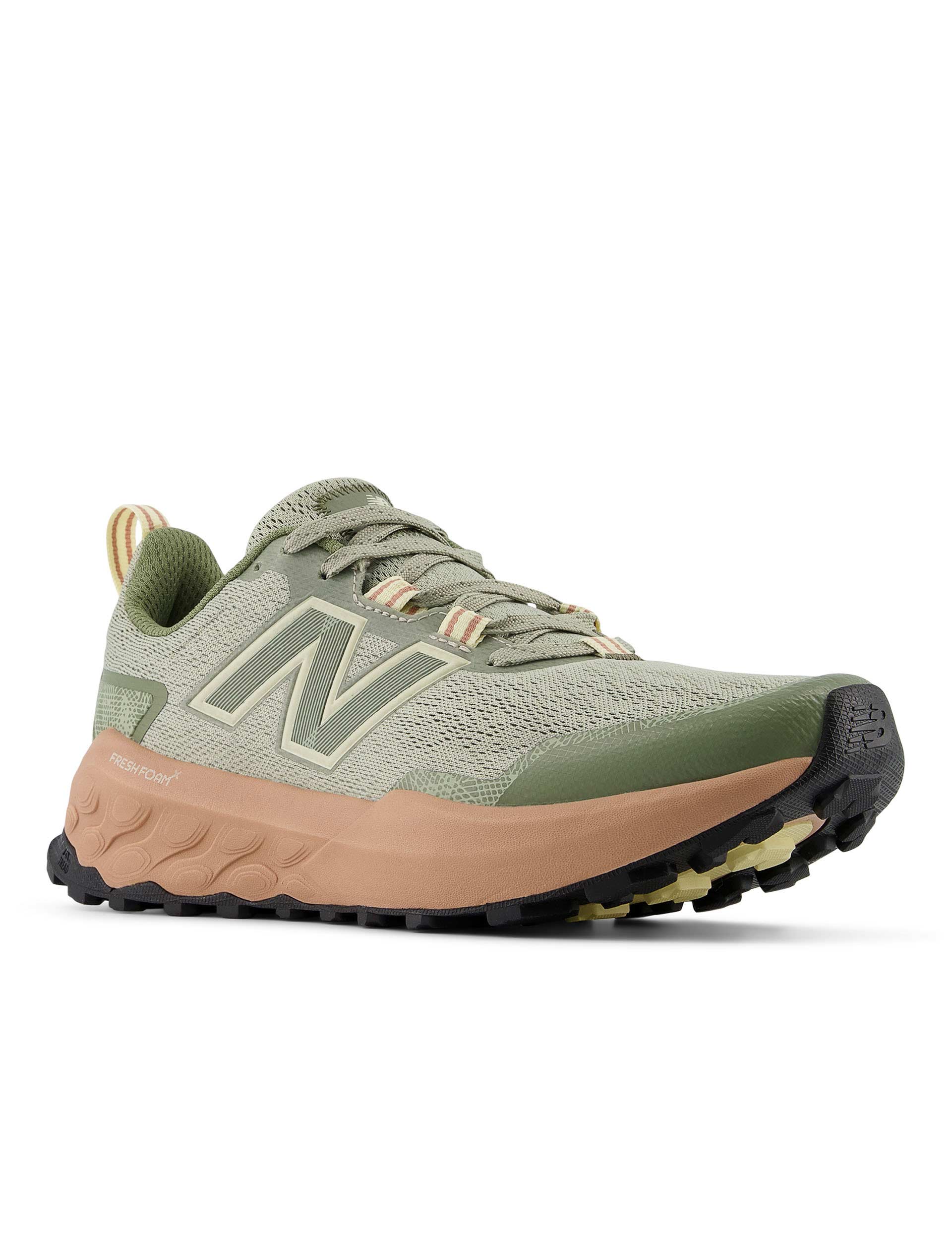 New Balance Fresh Foam X Garoé V2 Running Shoes - Lightweight Cushioned Trail Sneakers for Men & Women | Perfect for Hiking, Trail Running & Outdoor Adventures (Olivine Color)