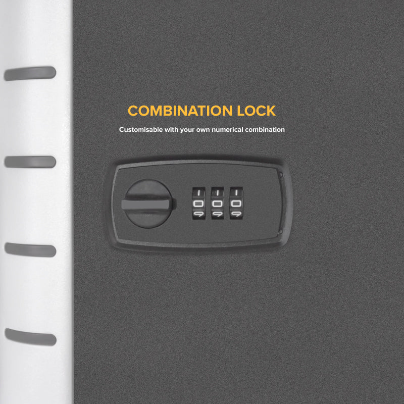 10-Bay Smart Charging Cabinet for Android & iPad - Sync & Charge with Combination Lock | Secure Device Storage for Schools, Offices & Retail Stores