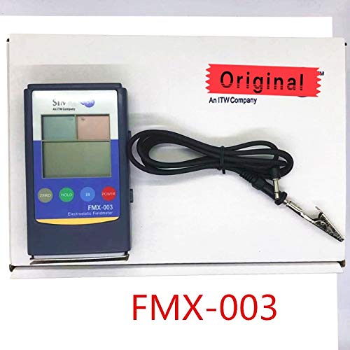 Calvas FMX-003 ESD Test Meter - Handheld Digital Electrostatic Field Meter Tester for Electronics, Manufacturing & Cleanroom Safety | FMX003 Electrostatic Measurement Device