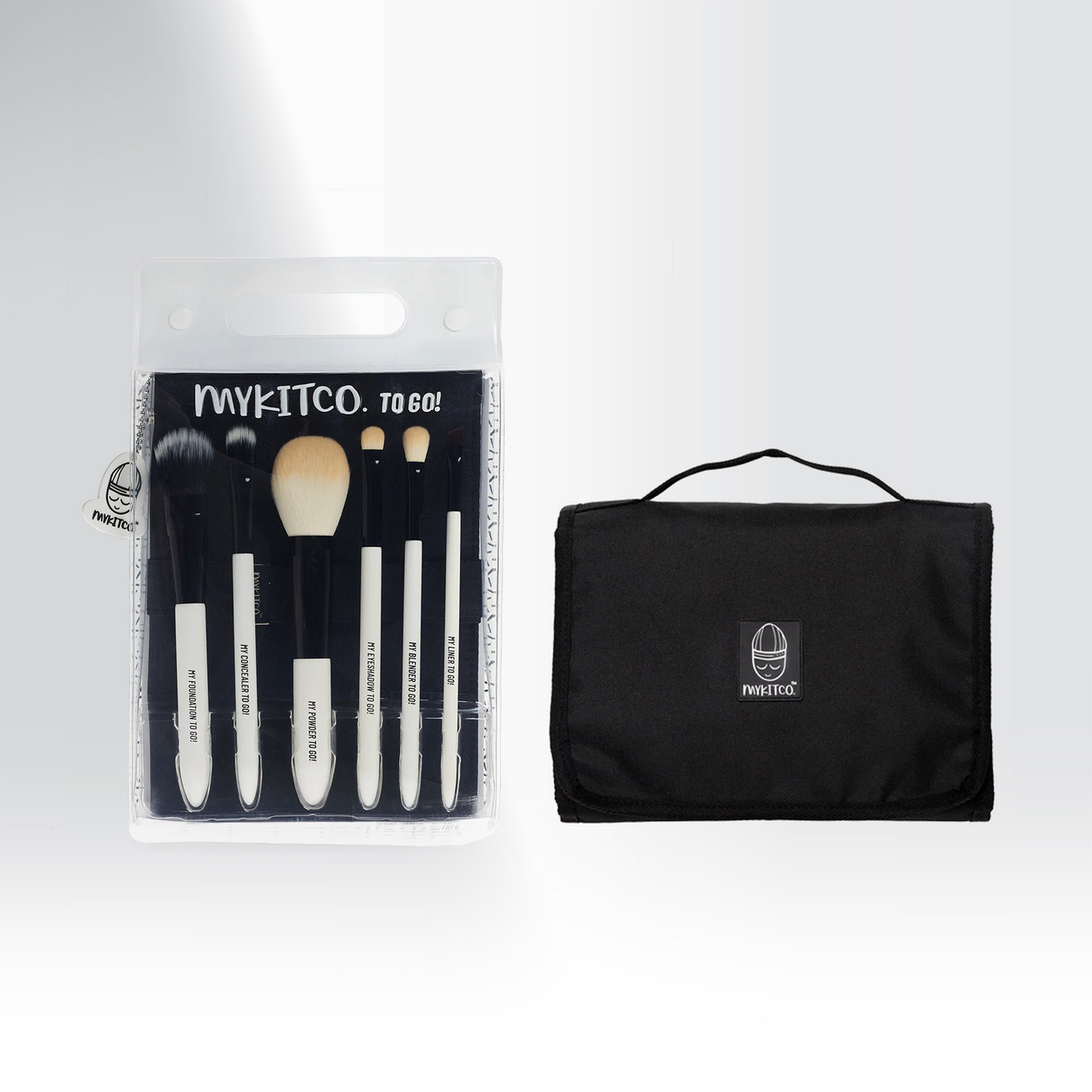 MYKITCO.™ TO GO! BUNDLE - Portable Travel Makeup Kit for Women | Compact Cosmetic Organizer with Essential Beauty Tools | Perfect for On-the-Go, Vacation & Everyday Use