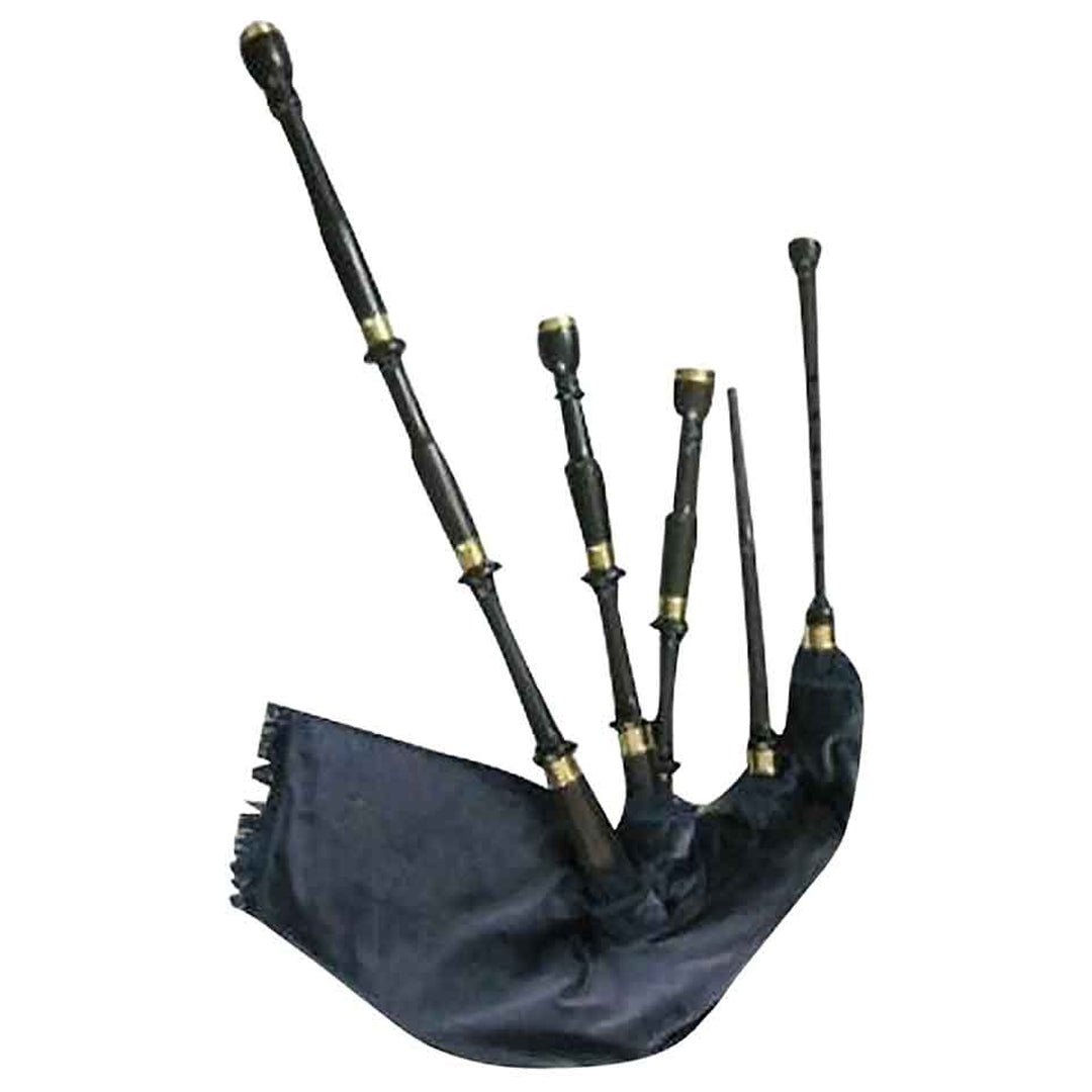 Premium African Blackwood Great Highland Bagpipe Chalice Top - Authentic Scottish Musical Instrument Accessory for Professional Pipers & Traditional Performances