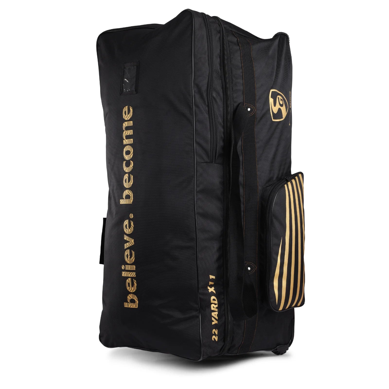 SG 22 Yard X11 Wheelie Cricket Kit Bag - Durable Cricket Equipment Storage for Practice & Matches - Perfect for Travel, Training & Team Sports