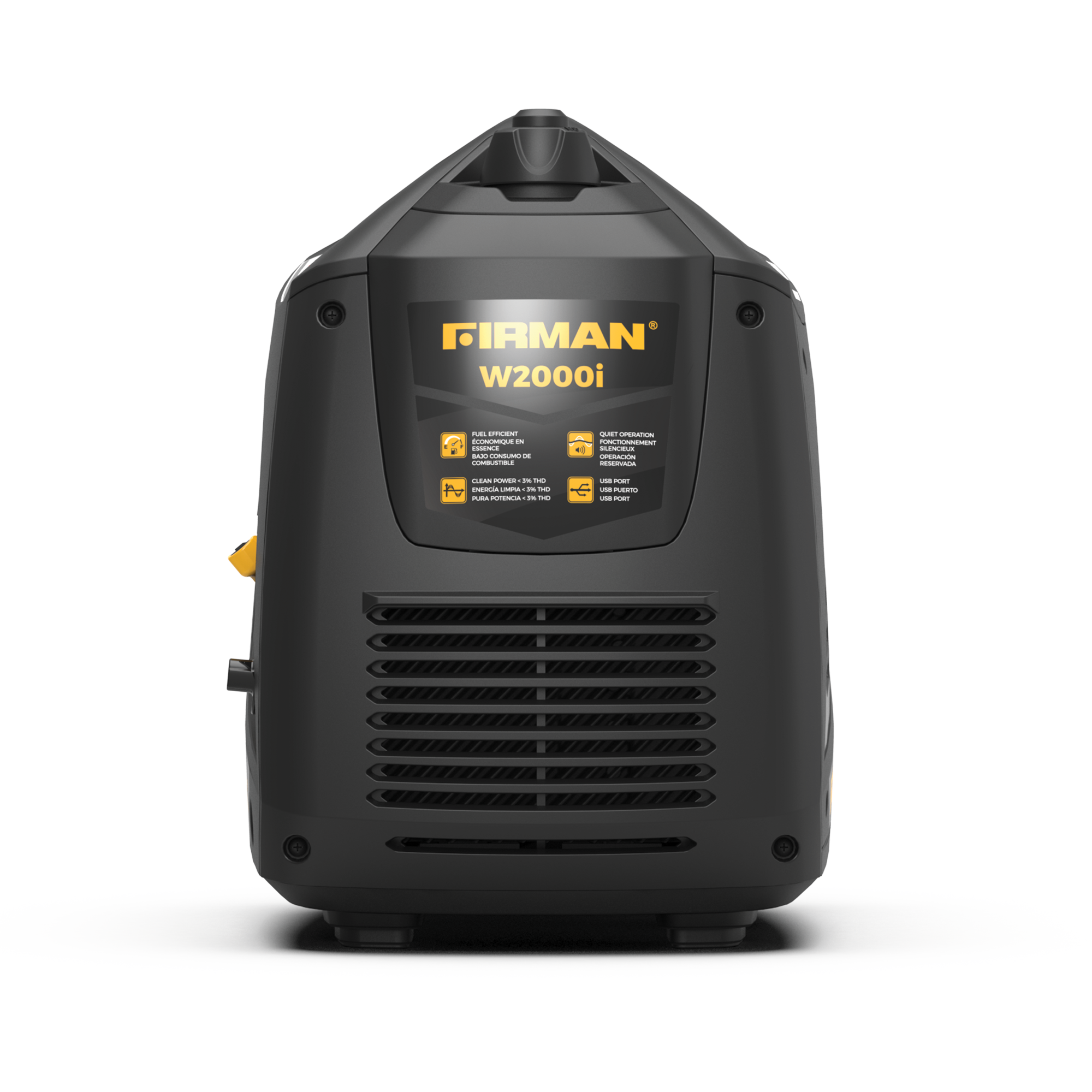 2000W/1600W Portable Inverter Generator with Recoil Start - Perfect for Camping, RV Trips & Emergency Power Backup